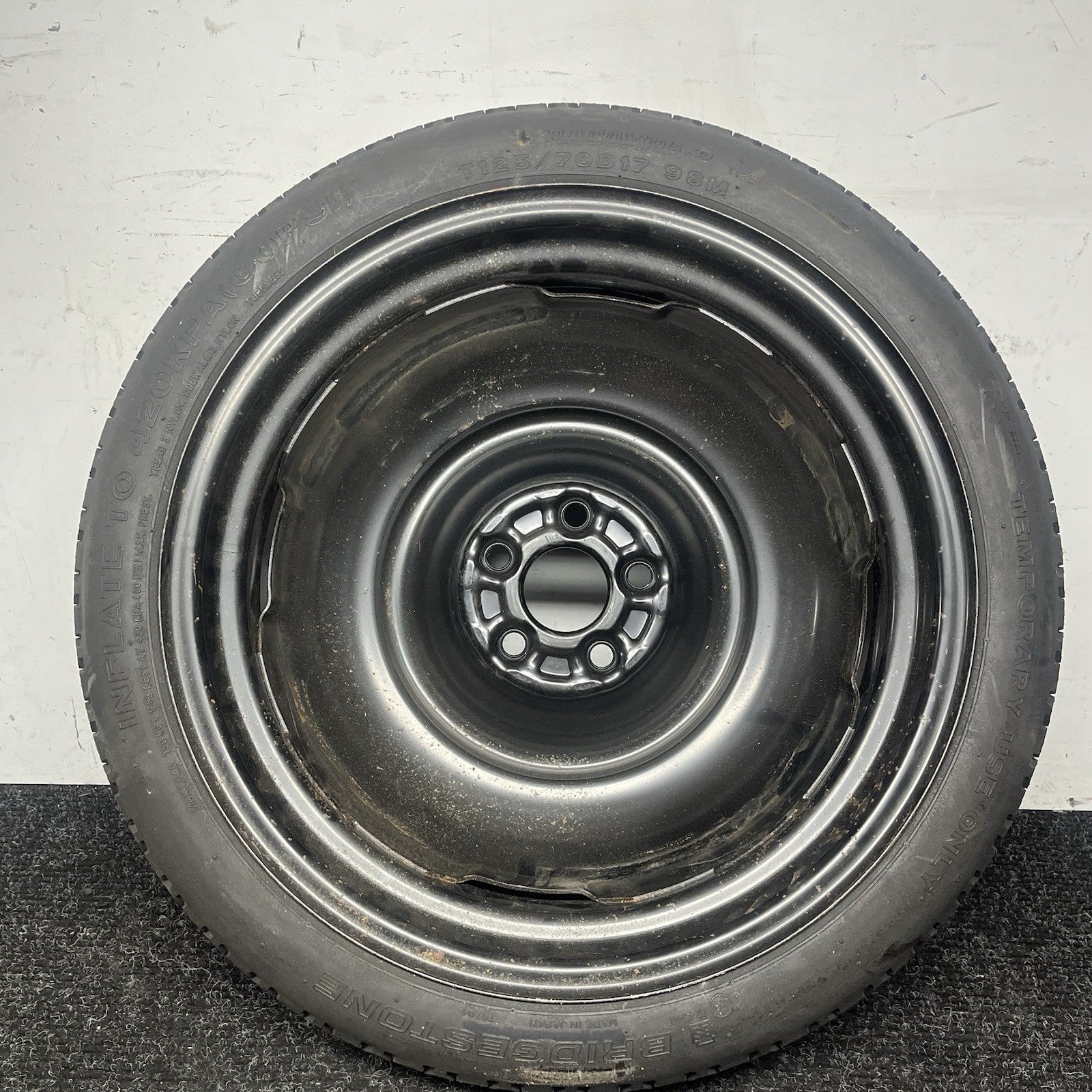 ☑️2008-2014 Subaru Impreza WRX STi OEM Factory Emergency Spare Wheel Donut Tire