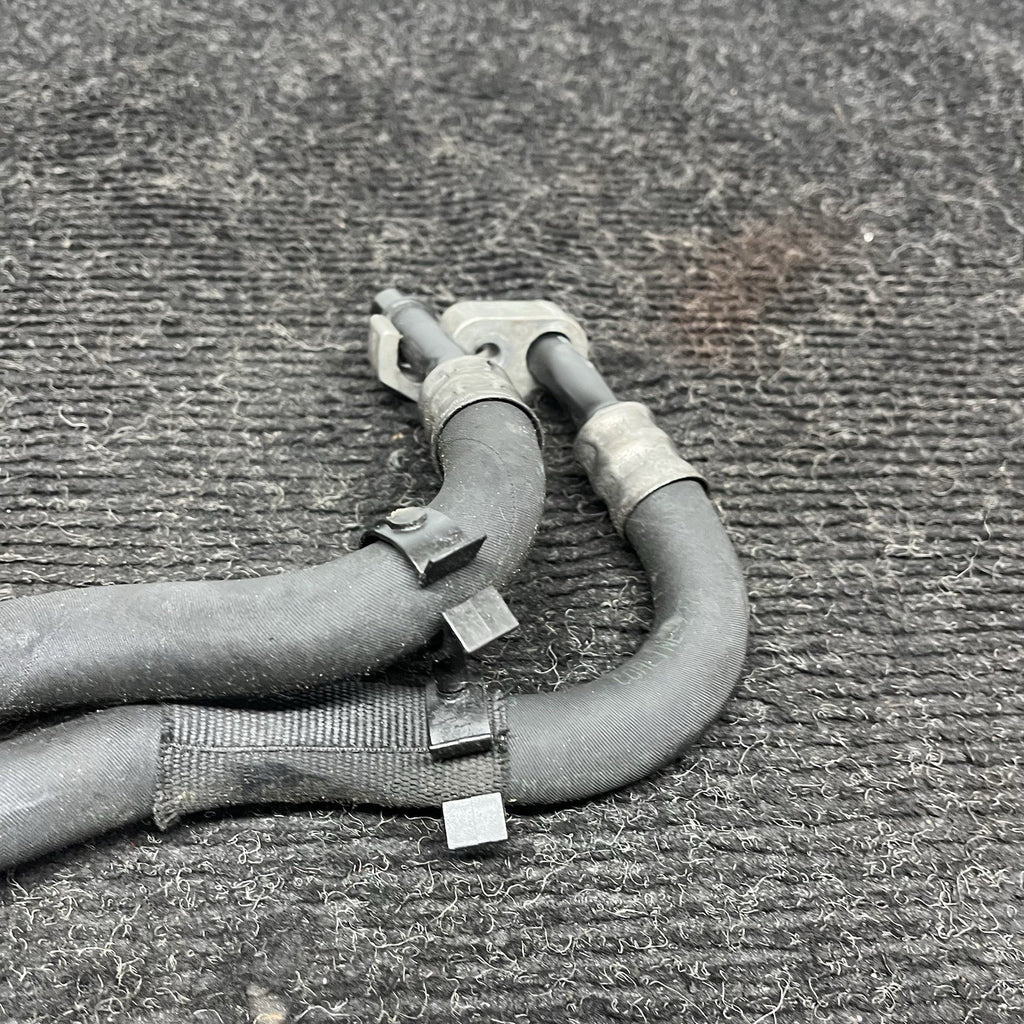 ☑️ 07-11 BMW E82 E88 E90 E92 135I 335I ENGINE OIL COOLER COOLING LINES HOSE PAIR