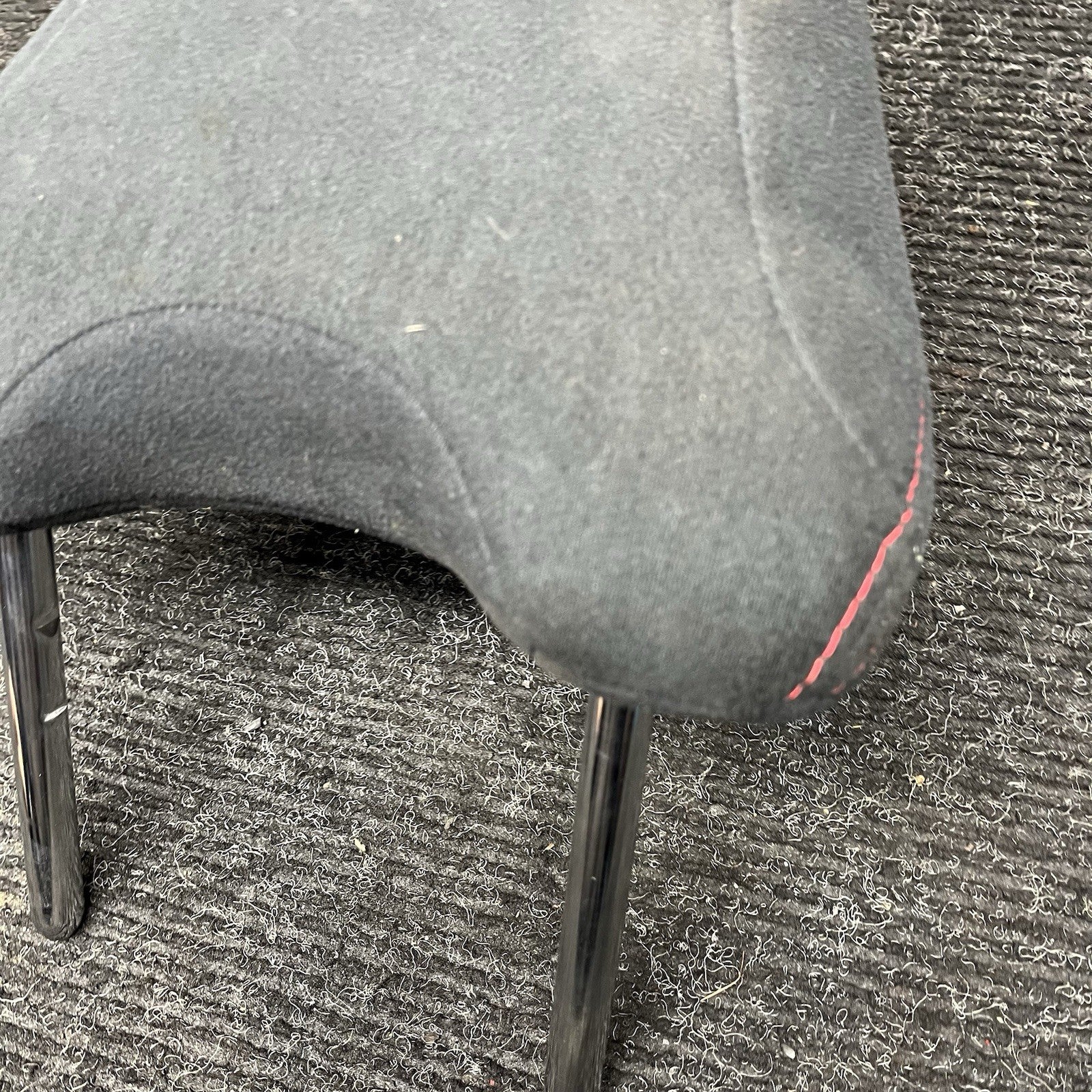☑️ 2013-2018 SCION FRS GT86 FRONT SEAT CLOTH RED STITCH HEAD REST