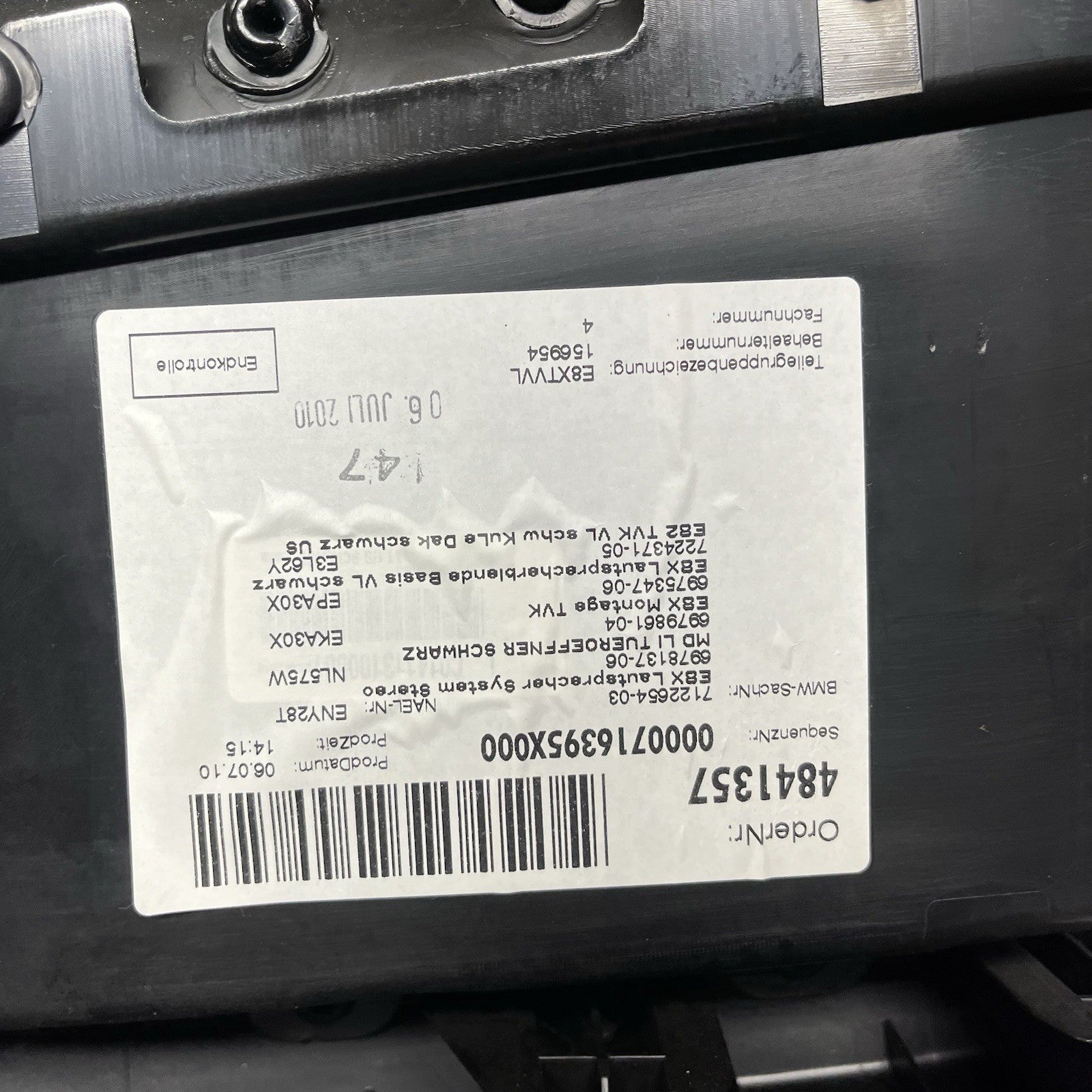 ☑️ 08-13 BMW E88 E82 135i 128i Front Driver Door Card Panel Vinyl Black