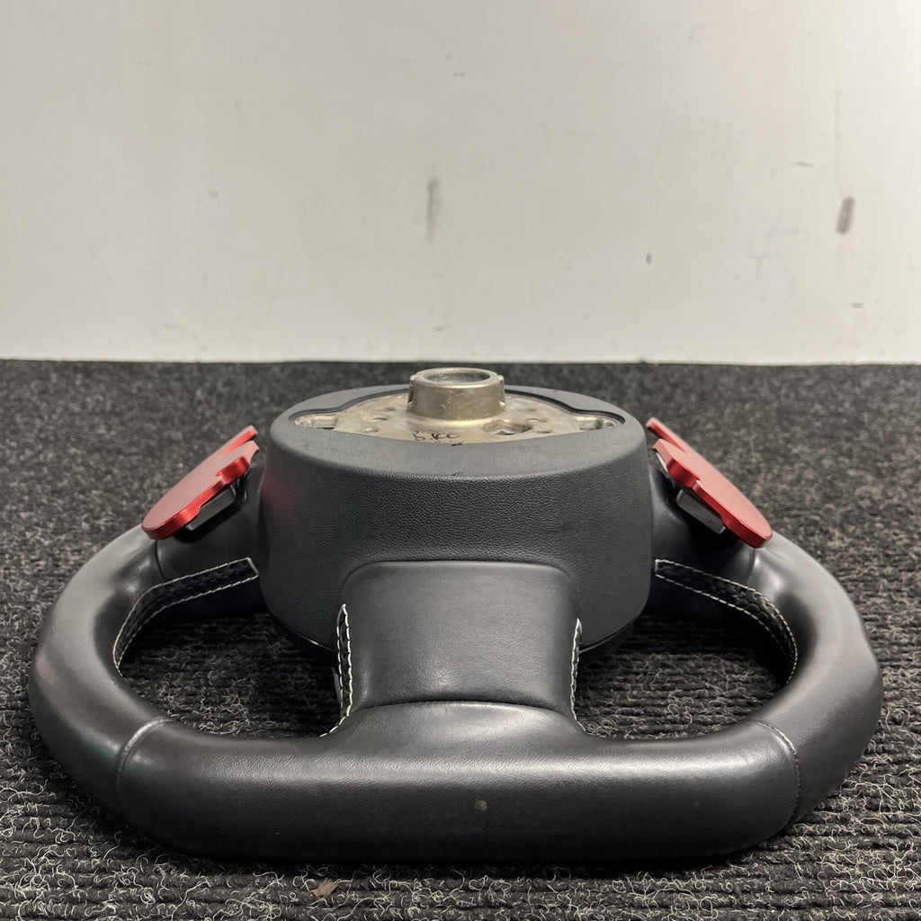 ☑️ 2013-2017 AUDI S5 SPORT LEATHER STEERING WHEEL w/ SHIFT PADDLES
