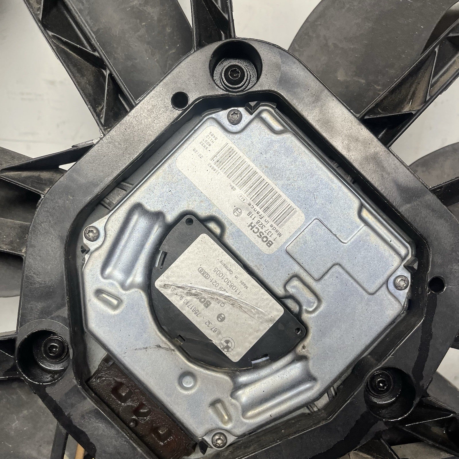 ☑️ 2007-2013 BMW 128i 328i N51 Radiator Cooling Fan 17427547305 OEM NOTE*