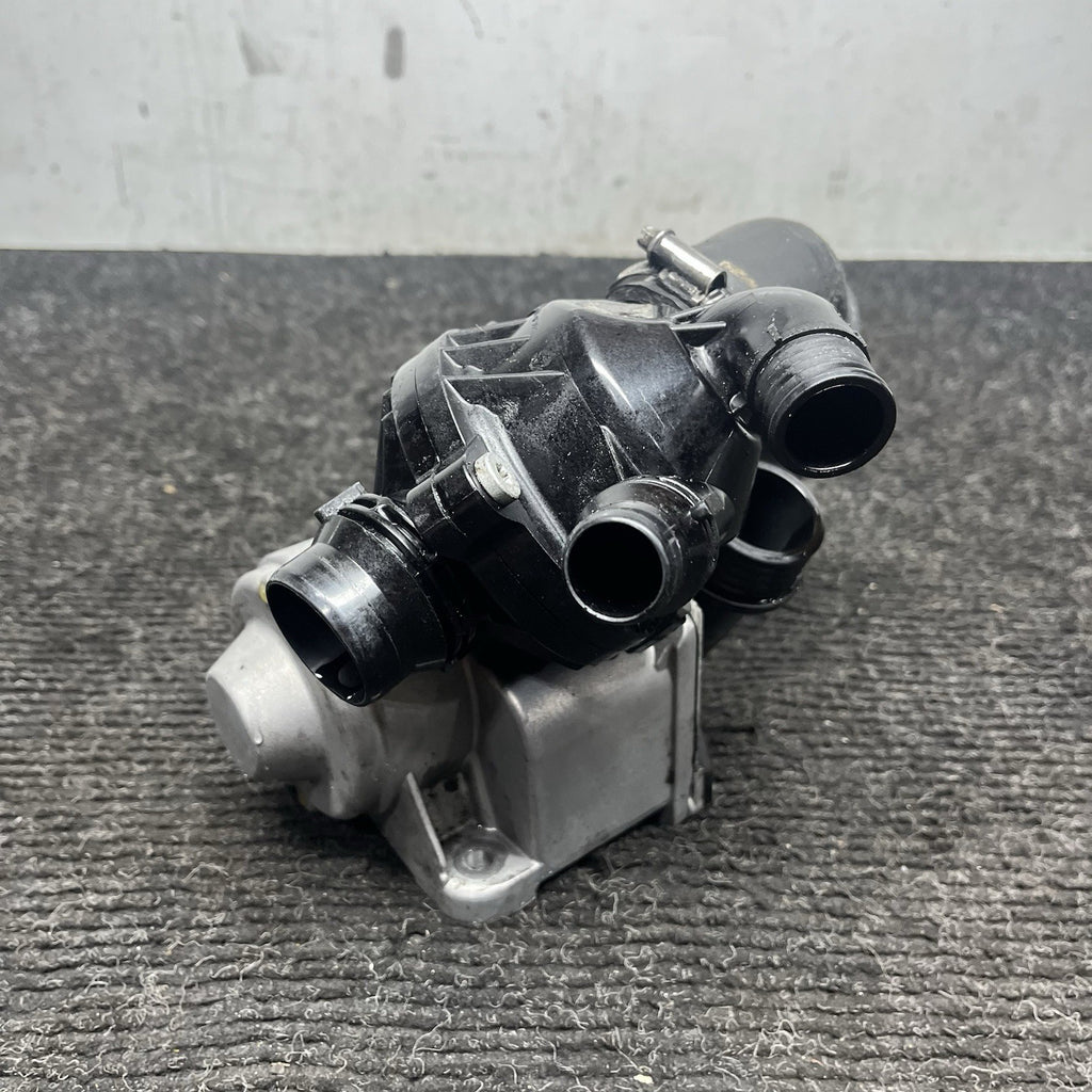 ☑️ OEM BMW E82 E90 E92 F10 F13 N54 N55 Electric Metal Water Pump W/ Thermostat
