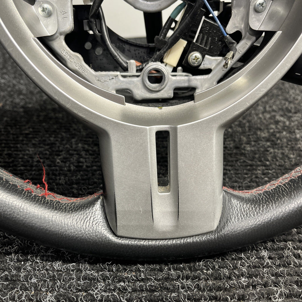☑️ 2013-2016 SCION FRS Subaru BRZ OEM Steering Wheel Red Stitched Shift Paddles