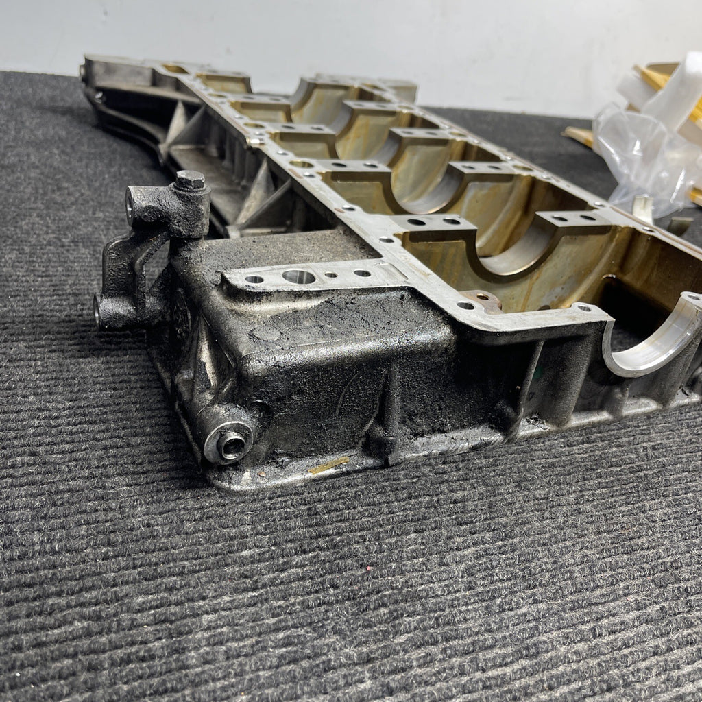 ☑️ 08-13 BMW E90 E92 E93 M3 LOWER BLOCK PLATE BOTTOM CRANK HOUSING S65 ENGINE