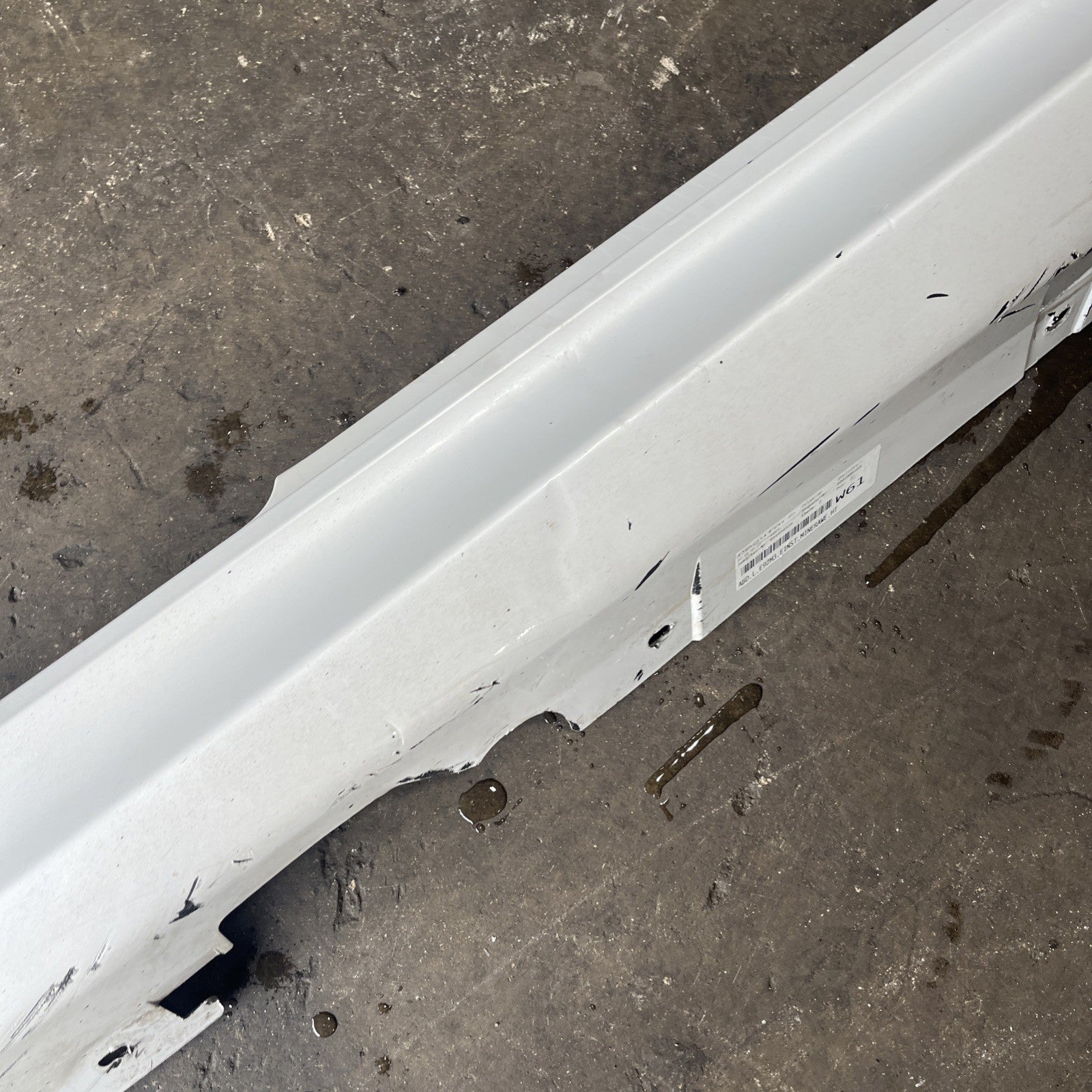 ☑️ 07-13 OEM BMW E92 E93 M3 Left Driver Side Skirt Rocker Panel Mineral White