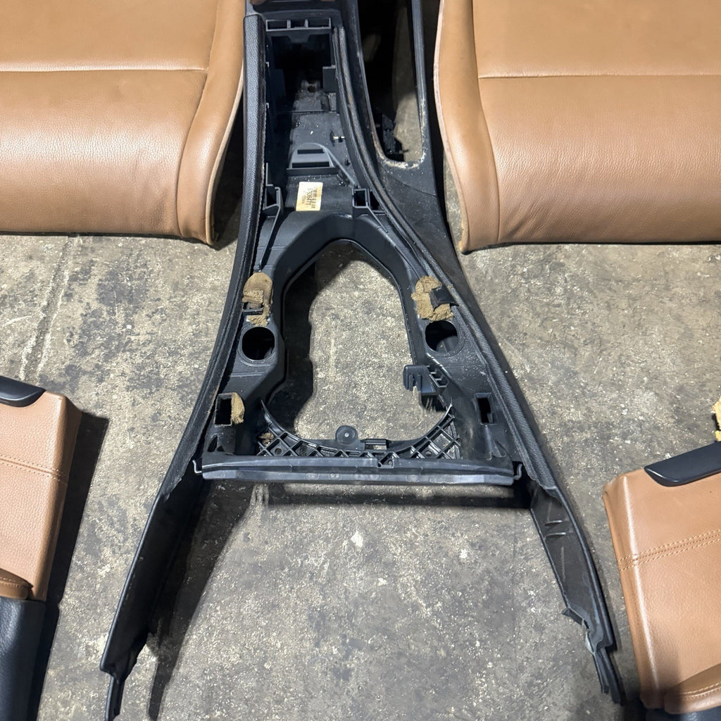 ☑️ 07-13 BMW E93 335 Convertible OEM Saddle Brown Interior Seats Complete Heated