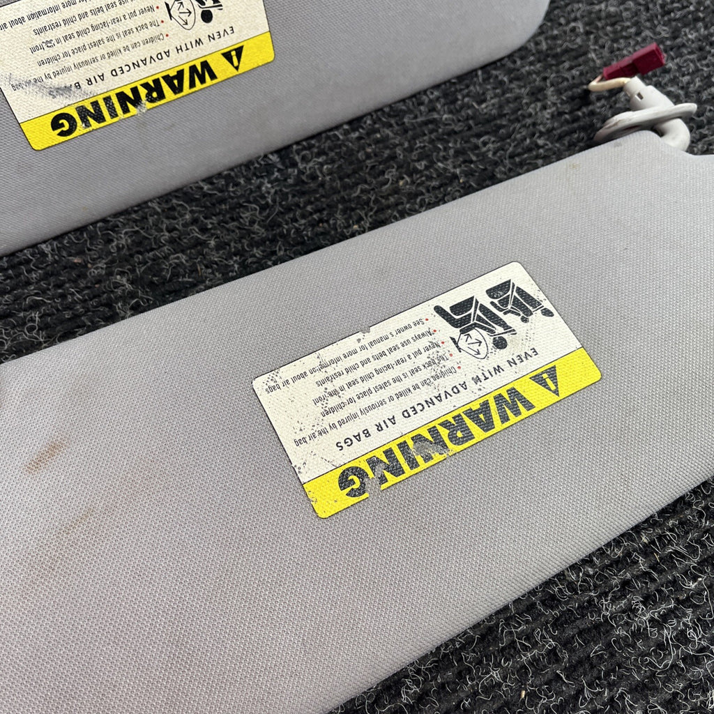 ☑️ BMW E92 328i 335i Coupe Sun Visor Set Left Right Pair Grey OEM LH RH
