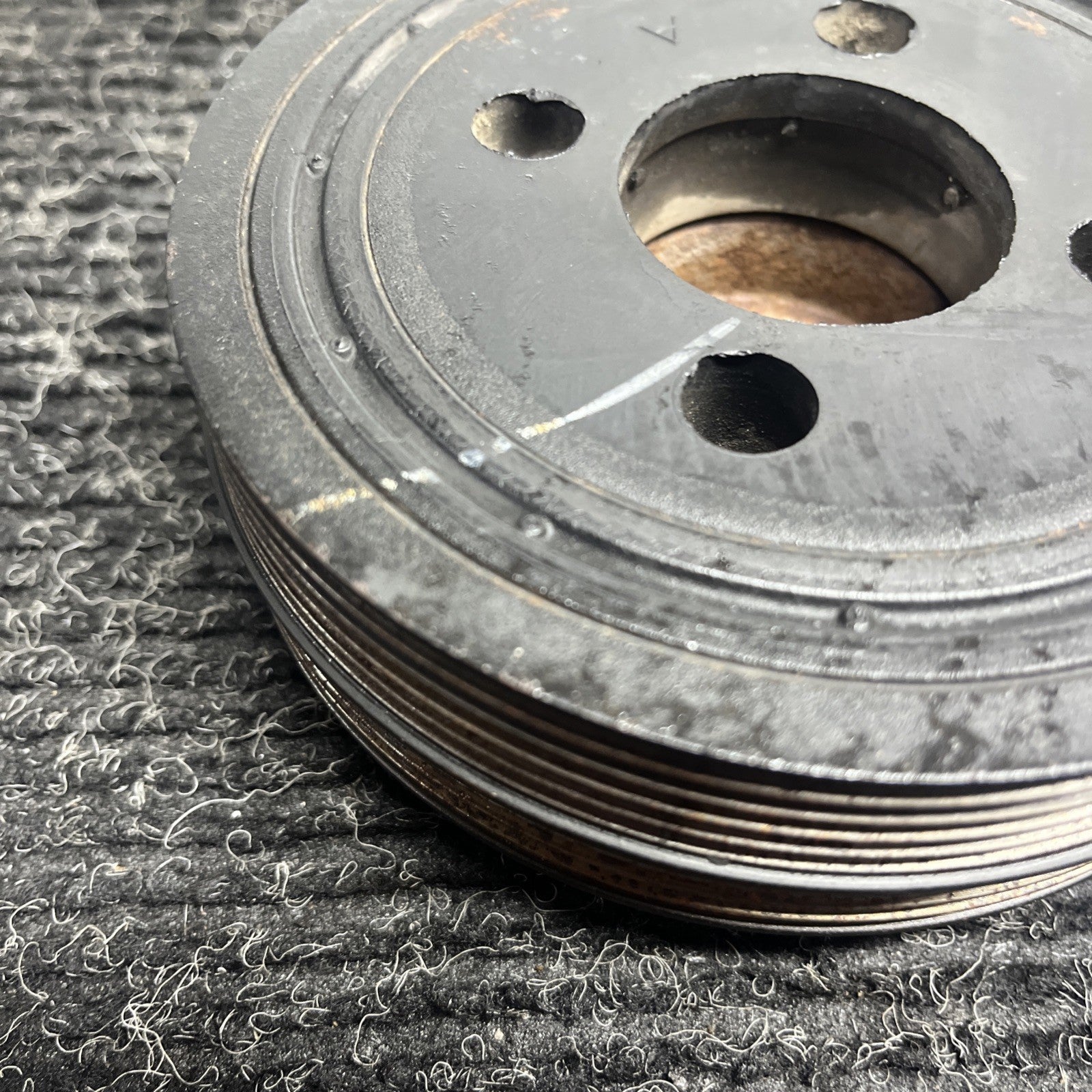 ☑️ Subaru Ej25 SOHC Crankshaft Pulley With Bolt OEM 2012 Impreza WRX STI