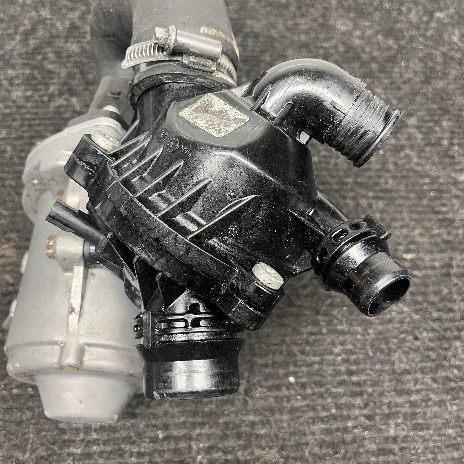 ☑️ OEM BMW E82 E90 E92 F10 F13 N54 N55 Electric Metal Water Pump W/ Thermostat