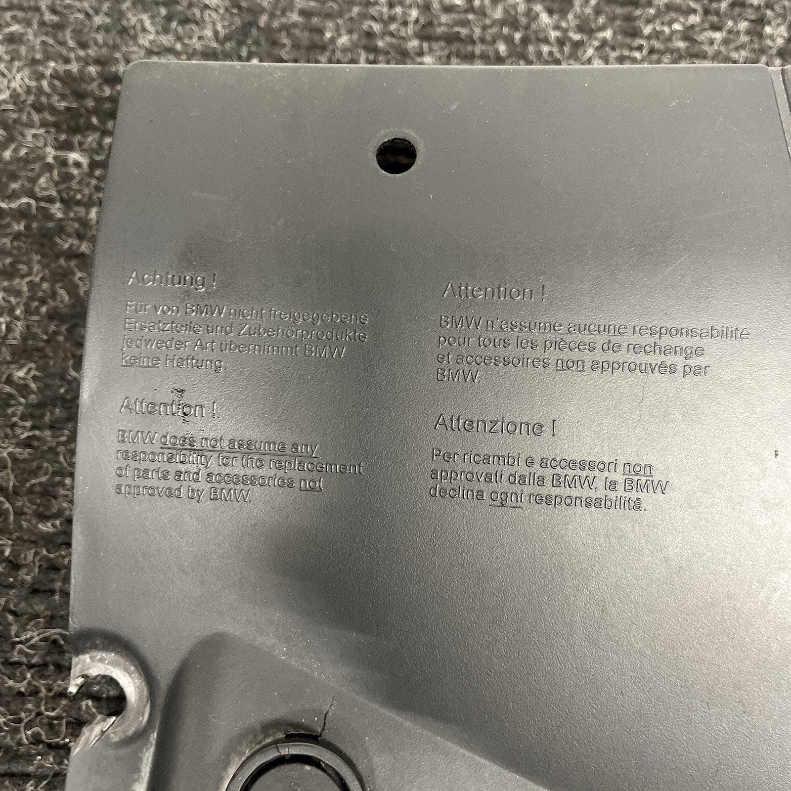 ☑️ 03-08 BMW E85 E86 Z4 Engine Motor Radiator Upper Deflector Shield Cover OEM