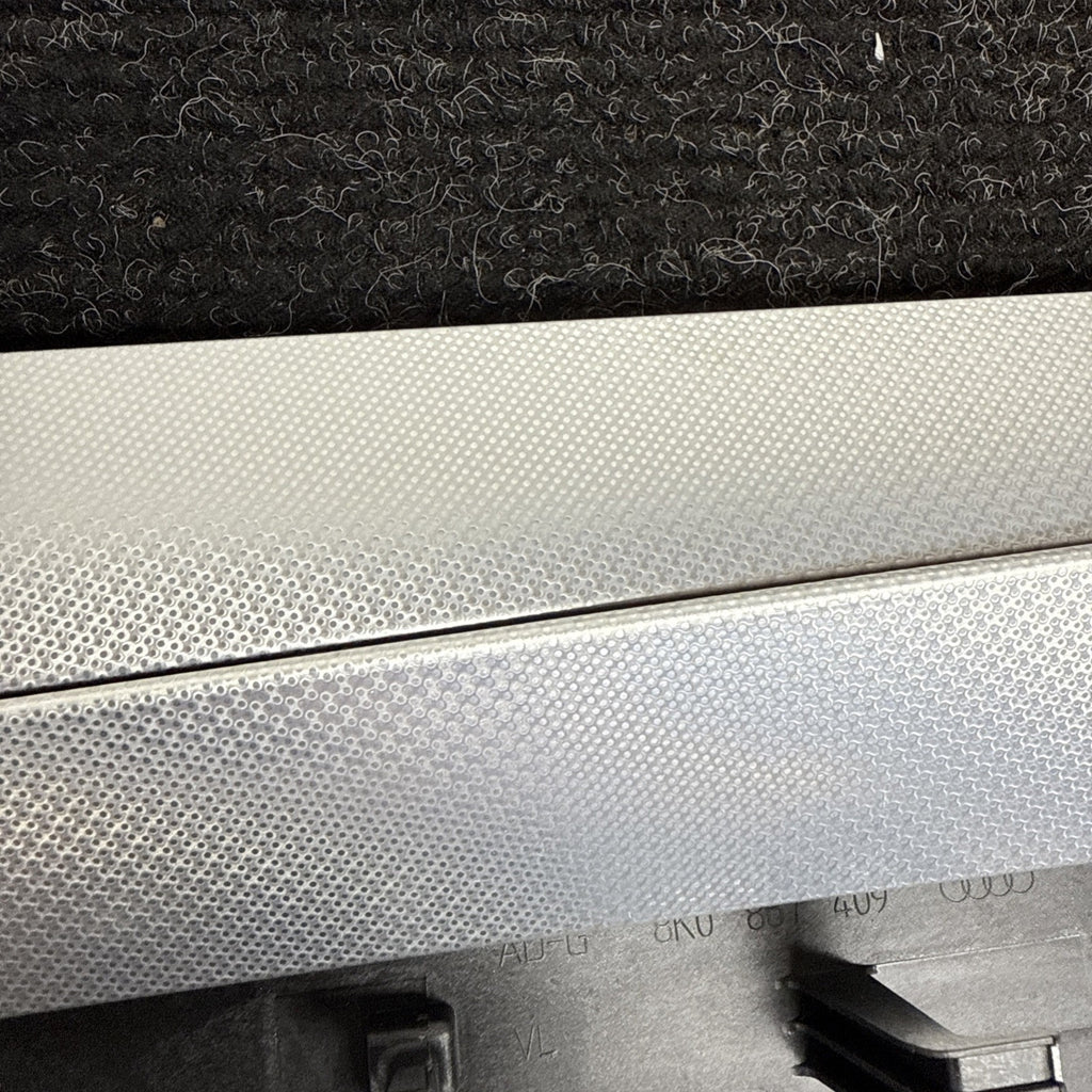 ☑️ 2013 AUDI A4 B8 8K DASH DOOR CONSOLE FISH SCALE ALUMINUM TRIM SET OEM