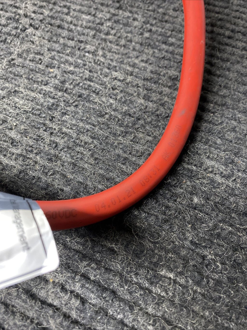 ☑️ 06-13 OEM BMW E82 E90 E92 M3 Battery Plus Pole Terminal Positive Red Cable