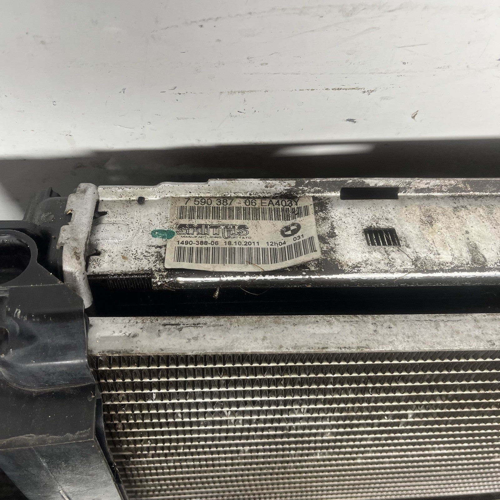 ☑️BMW E93 E92 E90 E82 328I N51 Engine Radiator Ac Condenser Assembly OEM