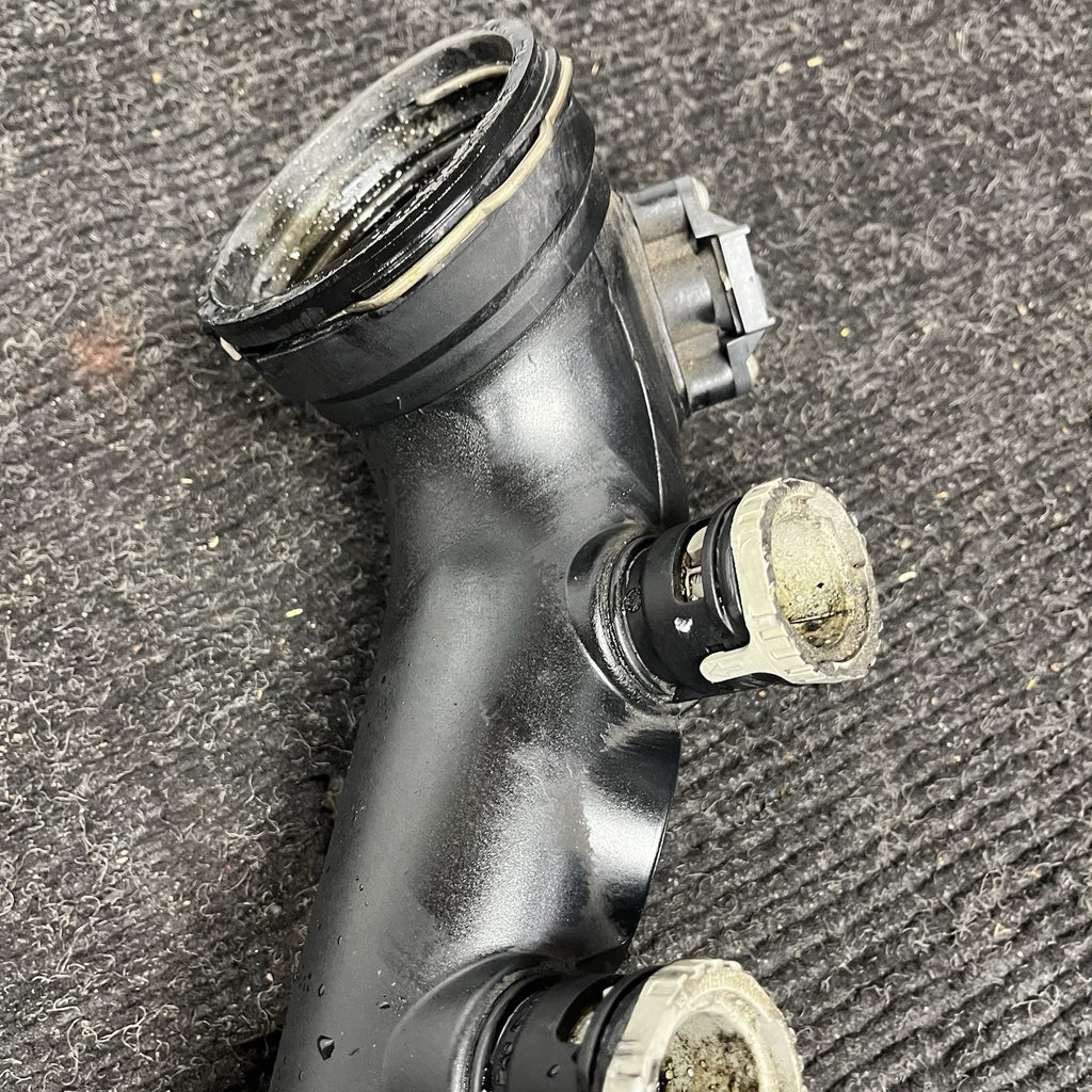 ☑️ BMW 07-10 E90 E92 E82 N54 Air Intake Charge Induction Charge Pipe Tract OEM