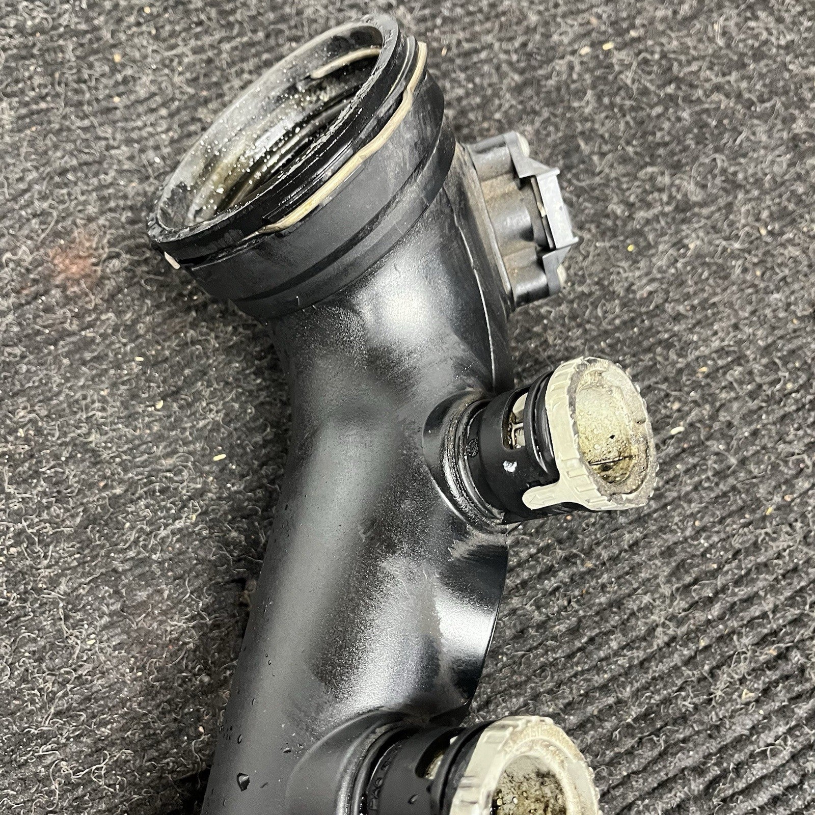 ☑️ BMW 07-10 E90 E92 E82 N54 Air Intake Charge Induction Charge Pipe Tract OEM