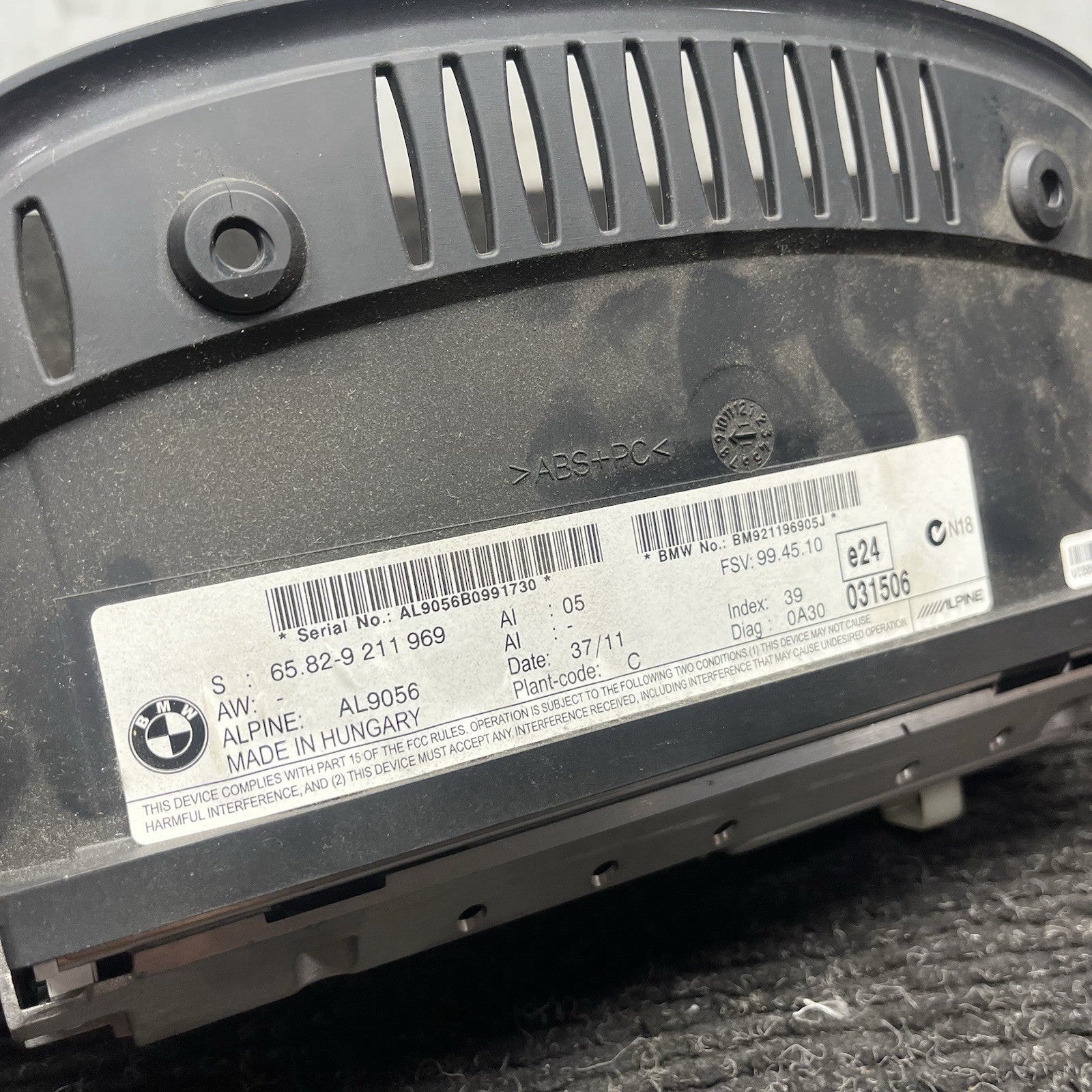☑️ 11-13 BMW E90 E92 E93 DASH CIC INFORMATION 8.8" SCREEN DISPLAY 9211969 OEM