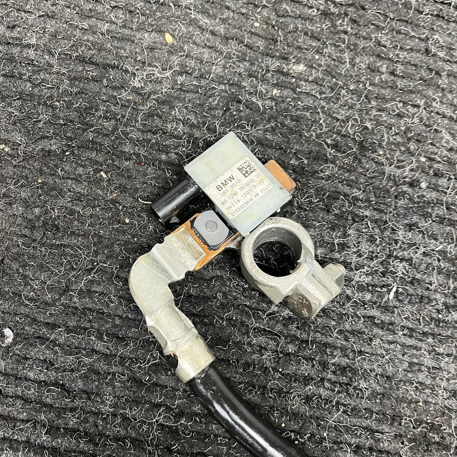 ☑️ 06-13 OEM BMW E90 E92 E93 335 M3 Battery Negative Cable Terminal IBS Ground
