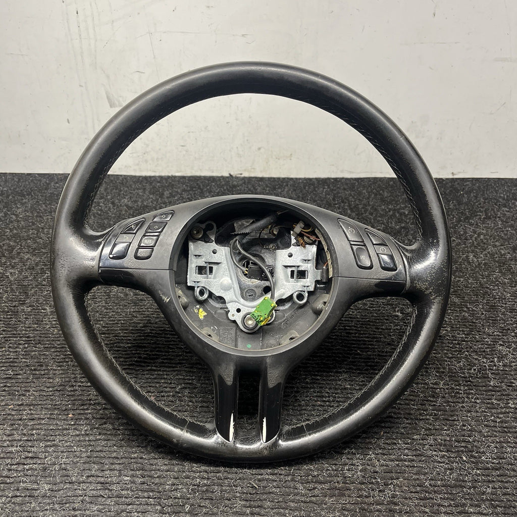 ☑️ 98-06 BMW 330CI 330i 328i 325i 530i E39 E46 FACTORY SPORT STEERING WHEEL OEM