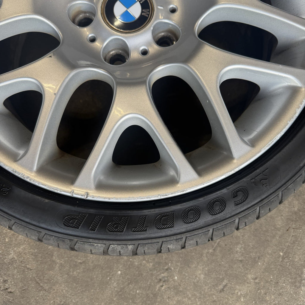 ☑️ 07-12 BMW E92 E90 E93 328i 335is Wheel Rim Tire Set Style 197 Silver BBS OEM