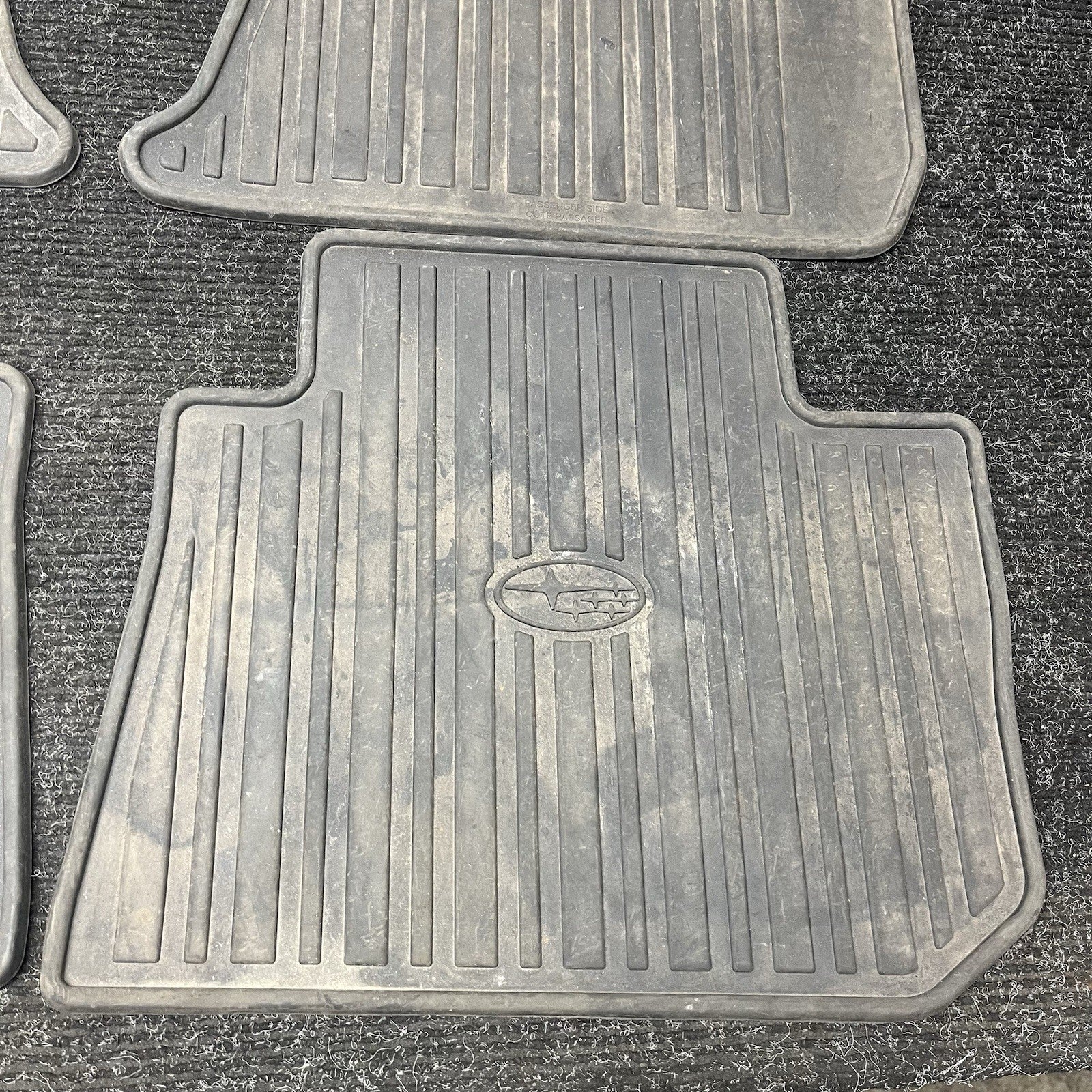 ☑️ SUBARU WRX STI 2.5L 2015 ALL WEATHER RUBBER FLOOR MAT SET J501SVA200 OEM