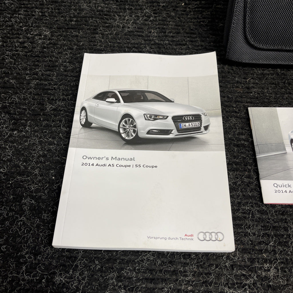 ☑️ AUDI S5 2014 AUDI OWNER'S GUIDE OWNERS MANUAL OPERATORS USER GUIDE OEM
