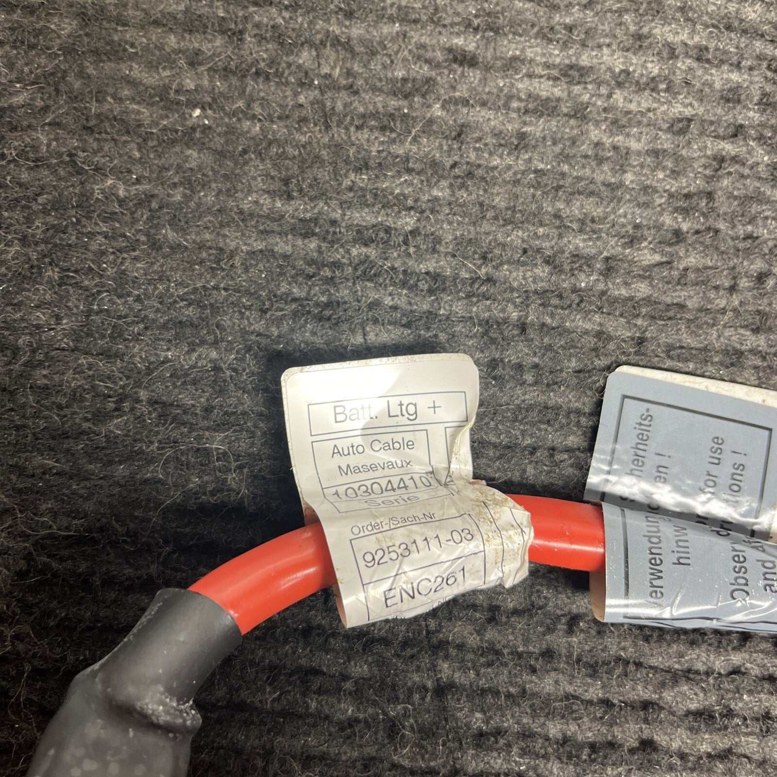 ☑️ OEM BMW M2 F87 F22 F23 230 M235 Battery Plus Pole Terminal Positive Red Cable