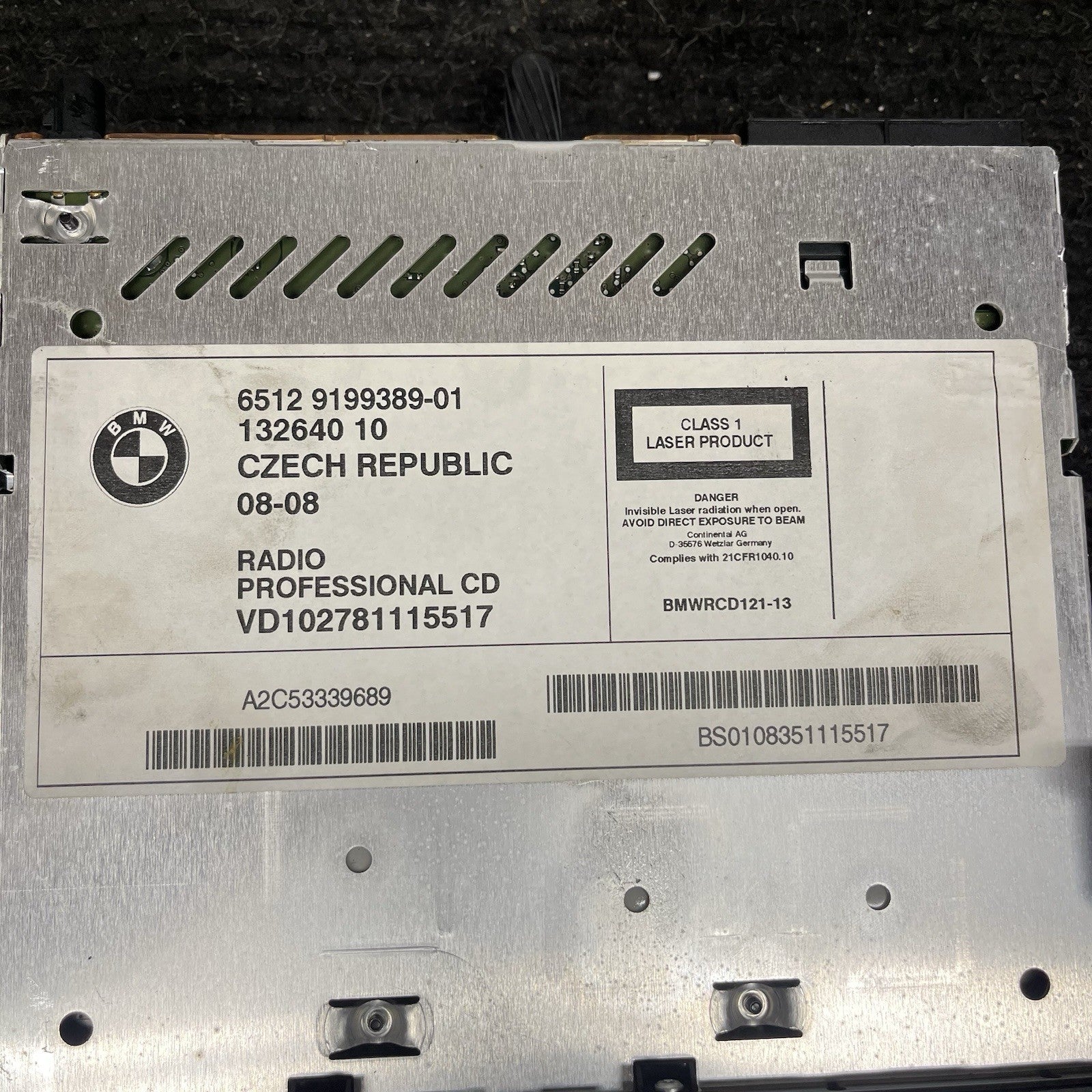 ☑️ 07-13 OEM BMW E90 E92 E93 335 Radio Professional Tuner Receiver CD Player