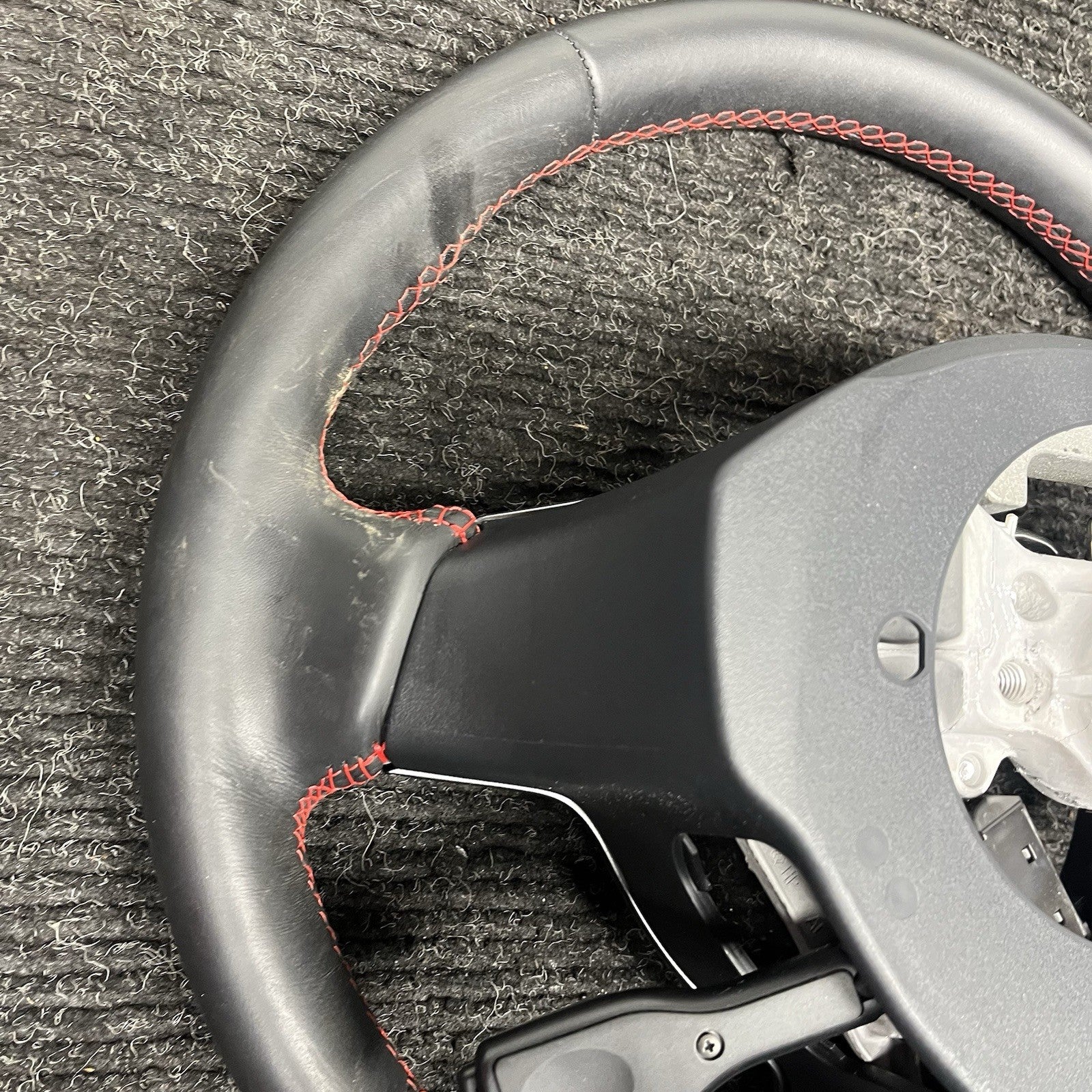 ☑️ 22-24 SUBARU BRZ STEERING WHEEL LEATHER BLACK OEM MANUAL GS131-16410