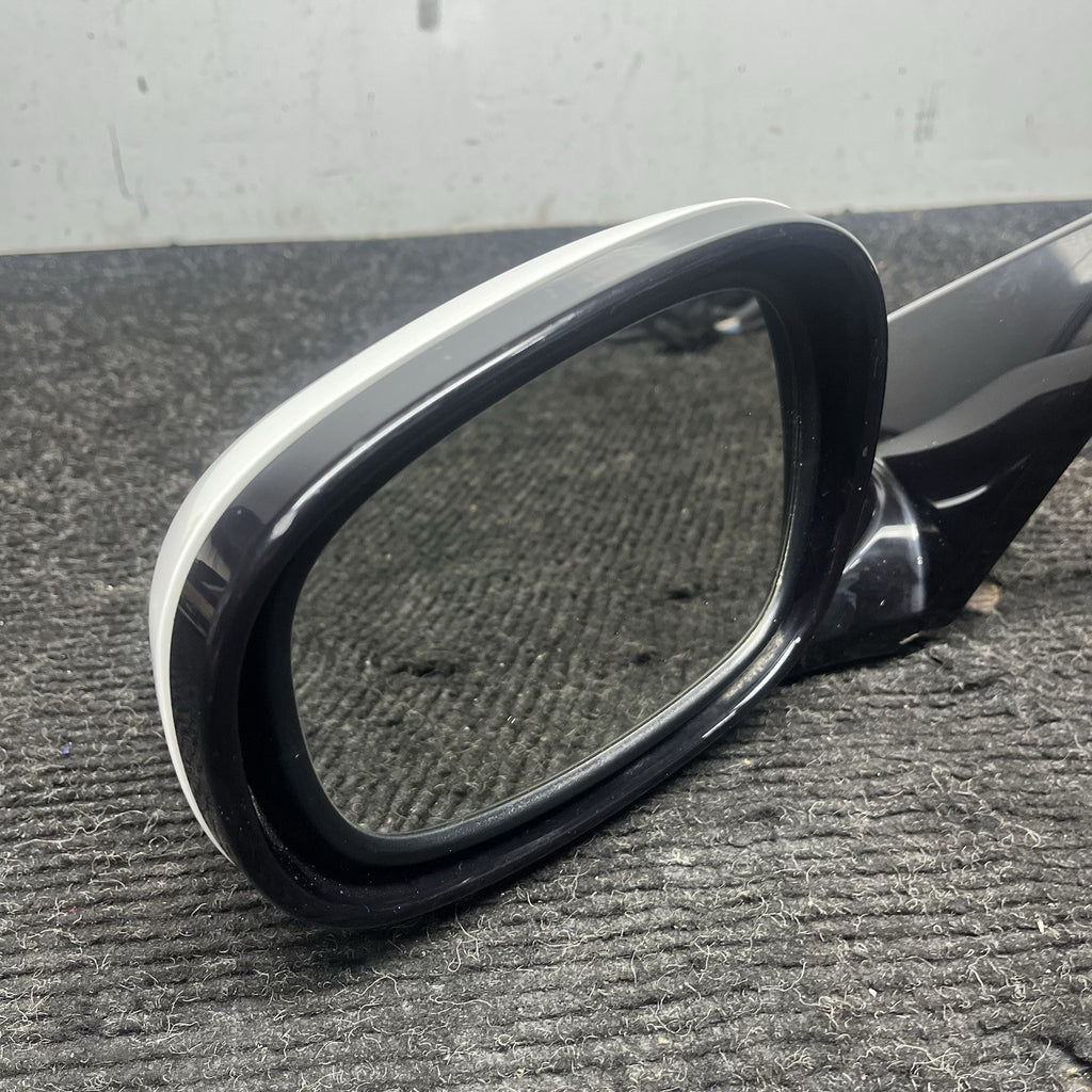 ☑️ 10-13 OEM BMW E82 E88 Front Left Driver Side Heated Mirror Assembly White