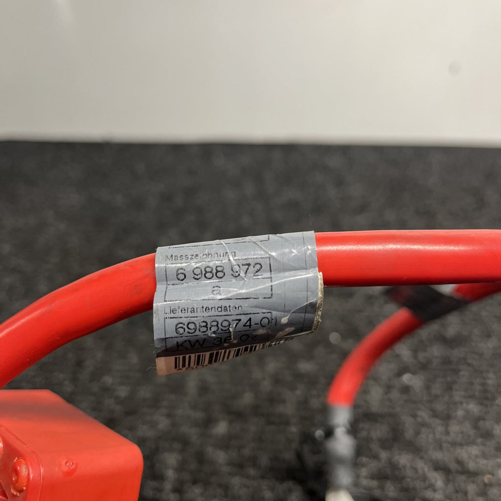 ☑️ 06-13 OEM BMW E82 E90 E92 M3 Battery Plus Pole Terminal Positive Red Cable