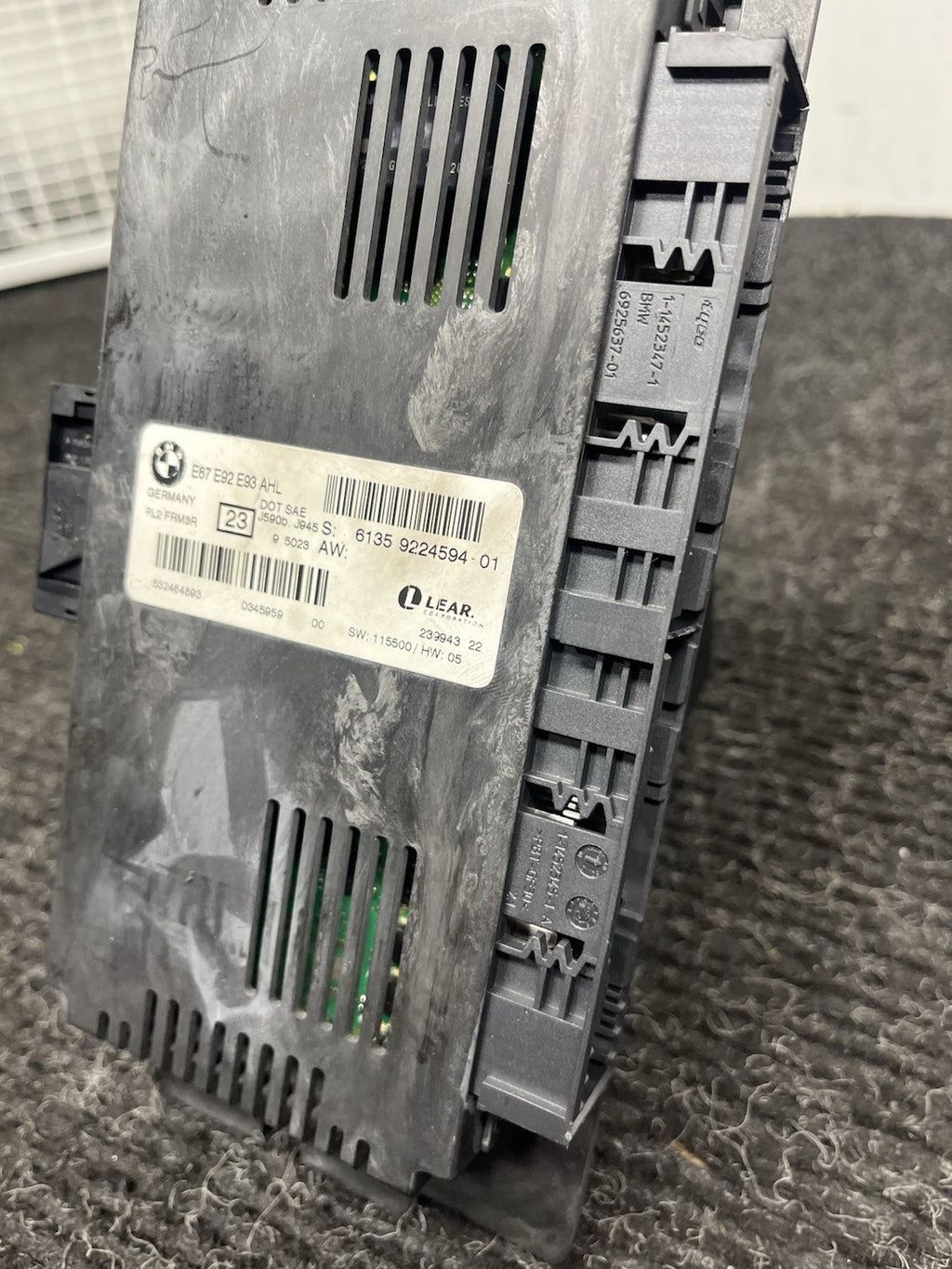 ☑️ 07-13 BMW E87 E92 E93 FOOTWELL LIGHT CONTROL MODULE FRM3R PL2 #6135 9286883