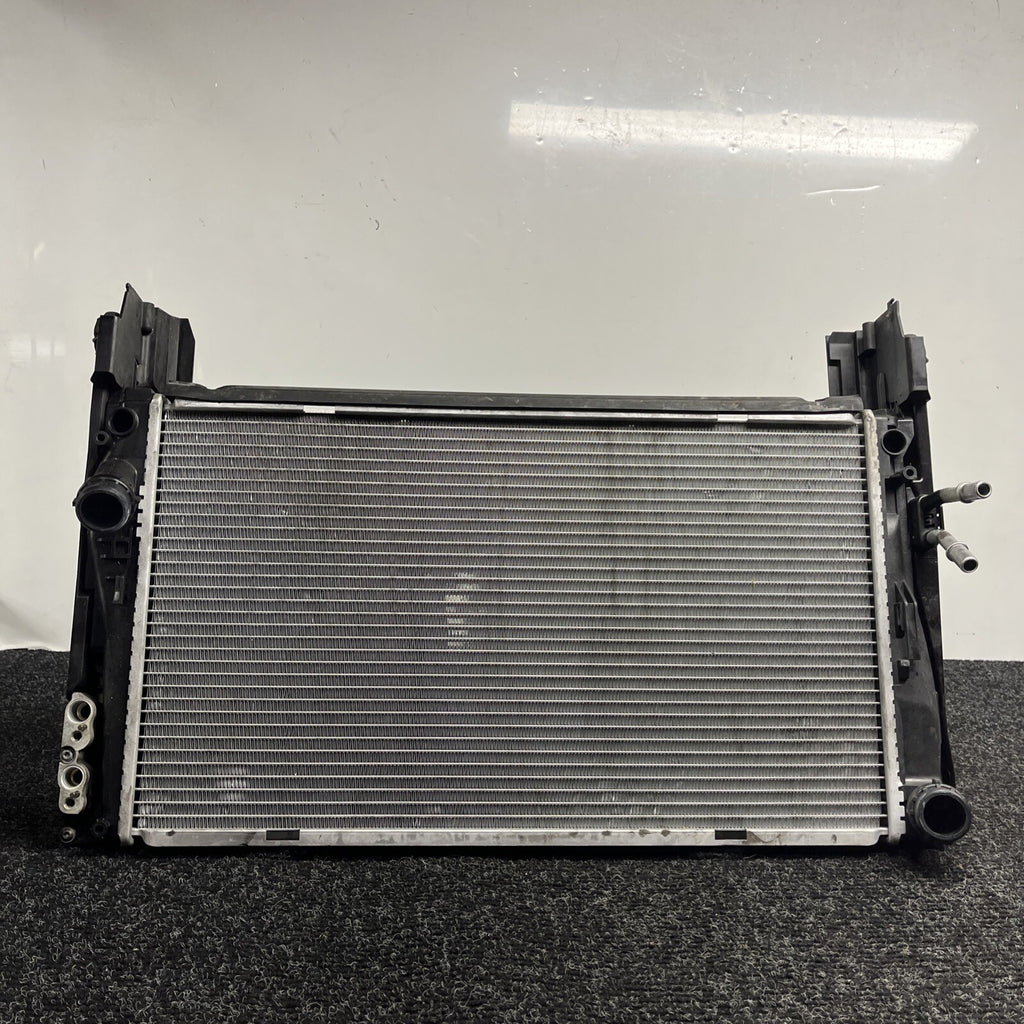☑️ 07-13 BMW E92 N54 335i RADIATOR A/T TRANSMISSION OIL COOLER W CONDENSER OEM