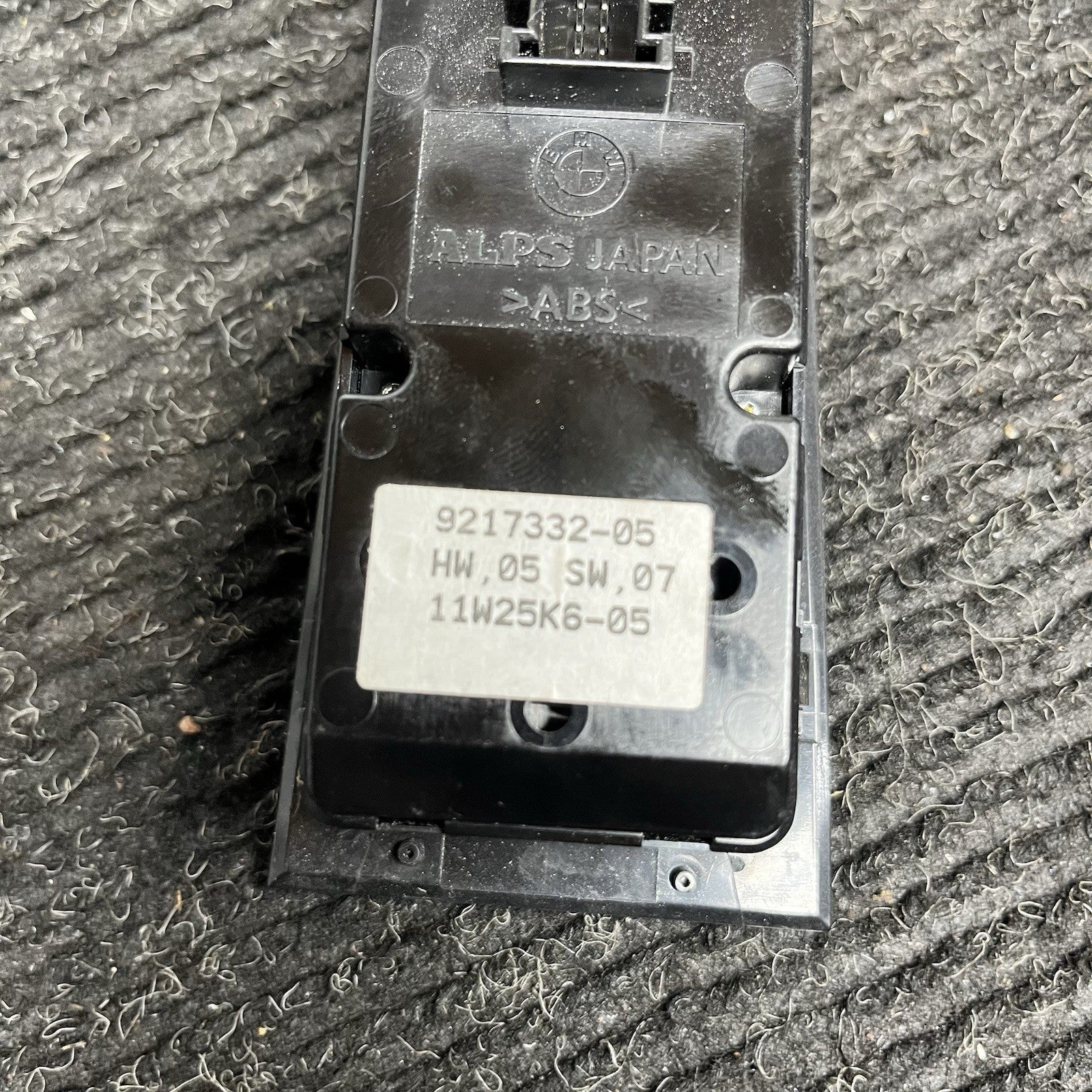 ☑️ 2007-2013 BMW E90 3 Series Driver Master Power Window Switch 9217332 Oem
