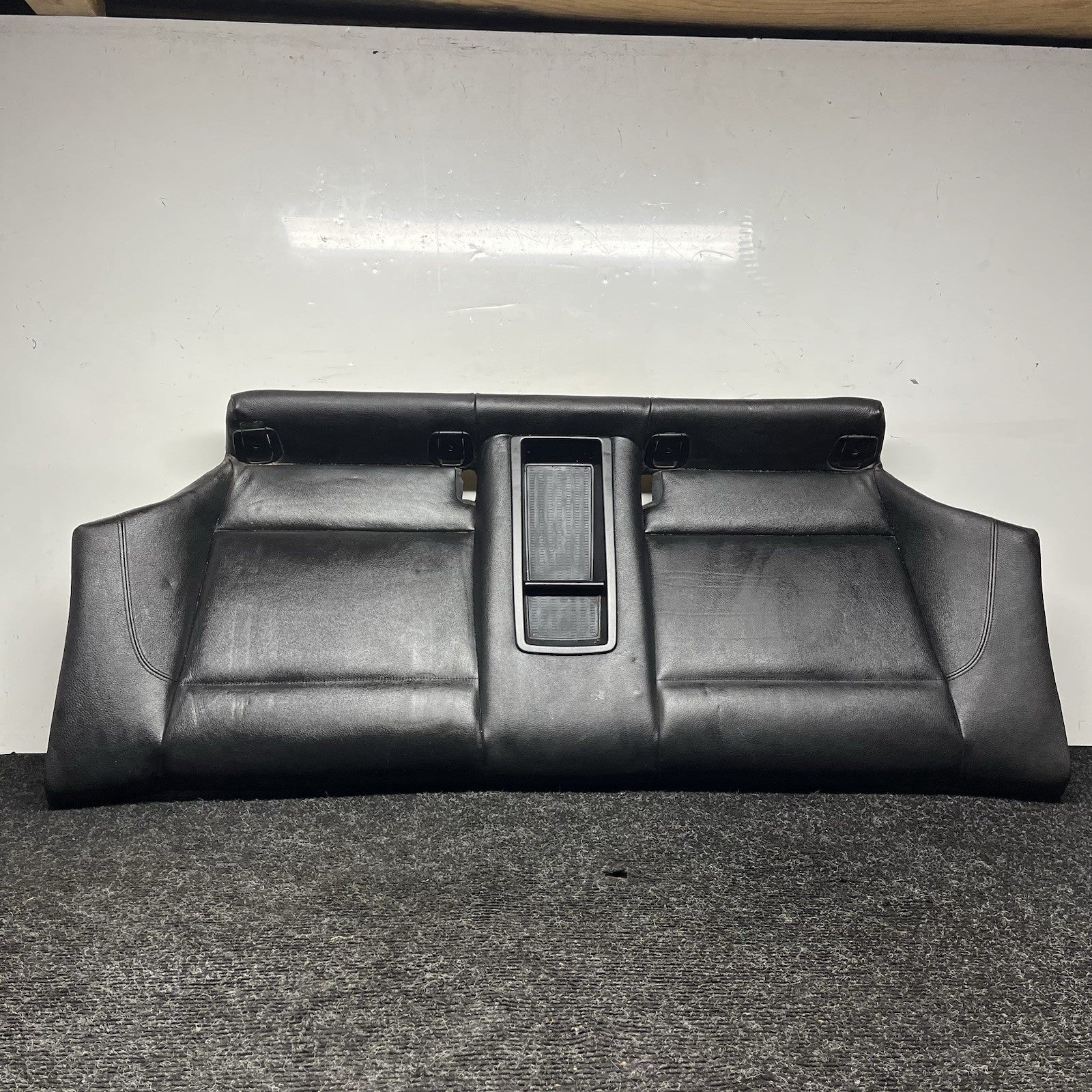 ☑️ 08-13 OEM BMW E82 E88 128 135 Rear Seat Lower Cushion Leather Boston Black