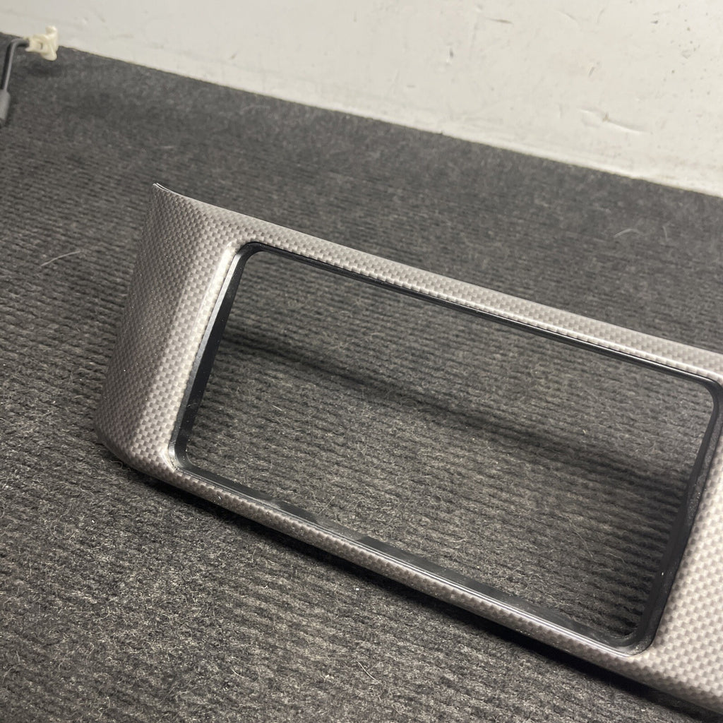 ☑️ 2013-2016 Subaru BRZ Radio Trim Bezel Carbon Scion FRS 10 Series Light Up