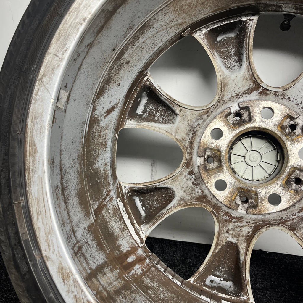 ☑️ 2006-13 BMW 335i E90 E92 18x8 STYLE 162 FRONT WHEEL RIM SILVER OEM 225/40/R18