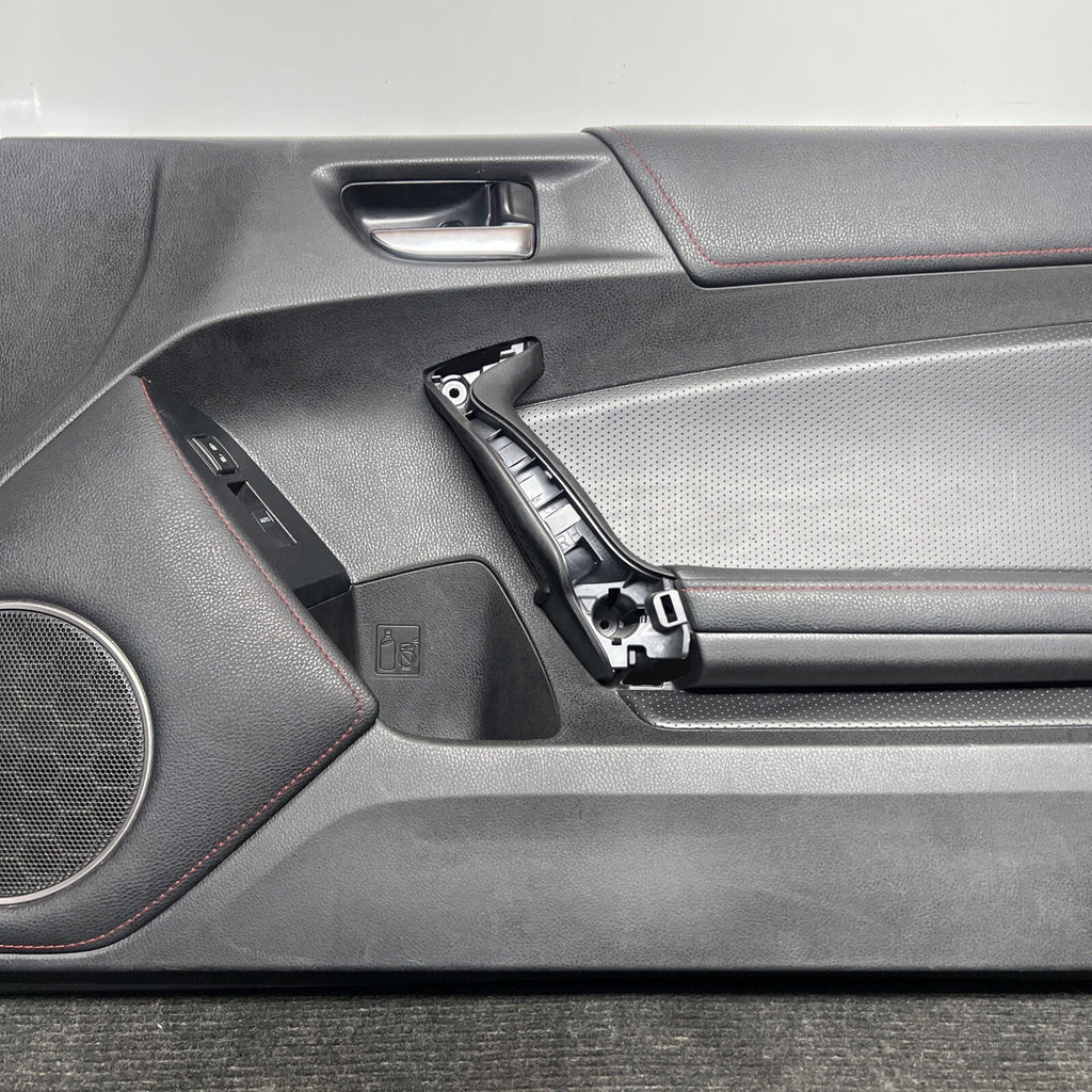 ☑️2015 SCION FRS FR-S BRZ RIGHT PASSENGER DOOR PANEL OEM LEATHER RED STITCH