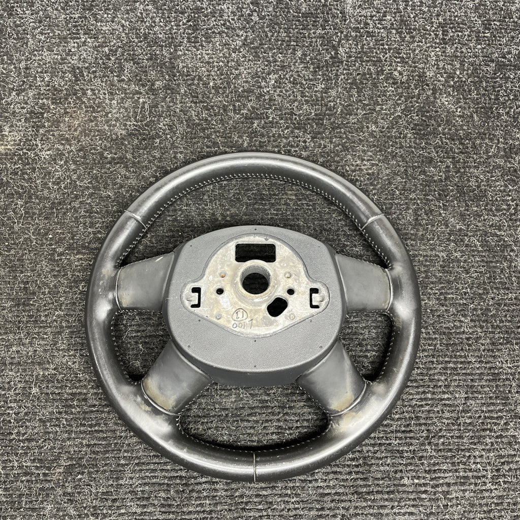 ☑️ 07-11 AUDI 4L Q7 STEERING WHEEL 4 FOUR SPOKE LEATHER OEM