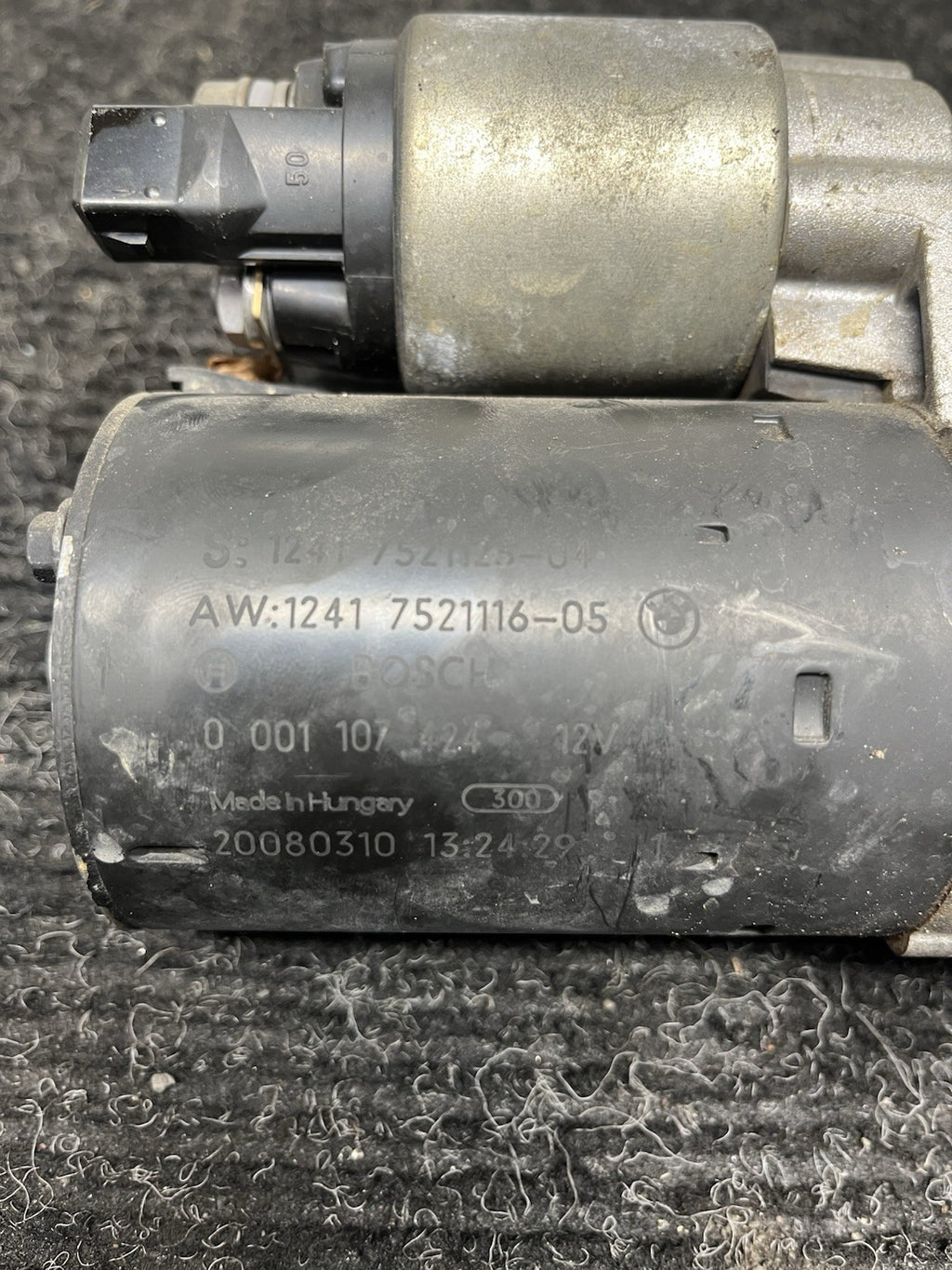 ☑️ 06-11 BMW E82 E90 E92 E93 128 135 328 335 Motor Engine N54 Starter 24k Miles