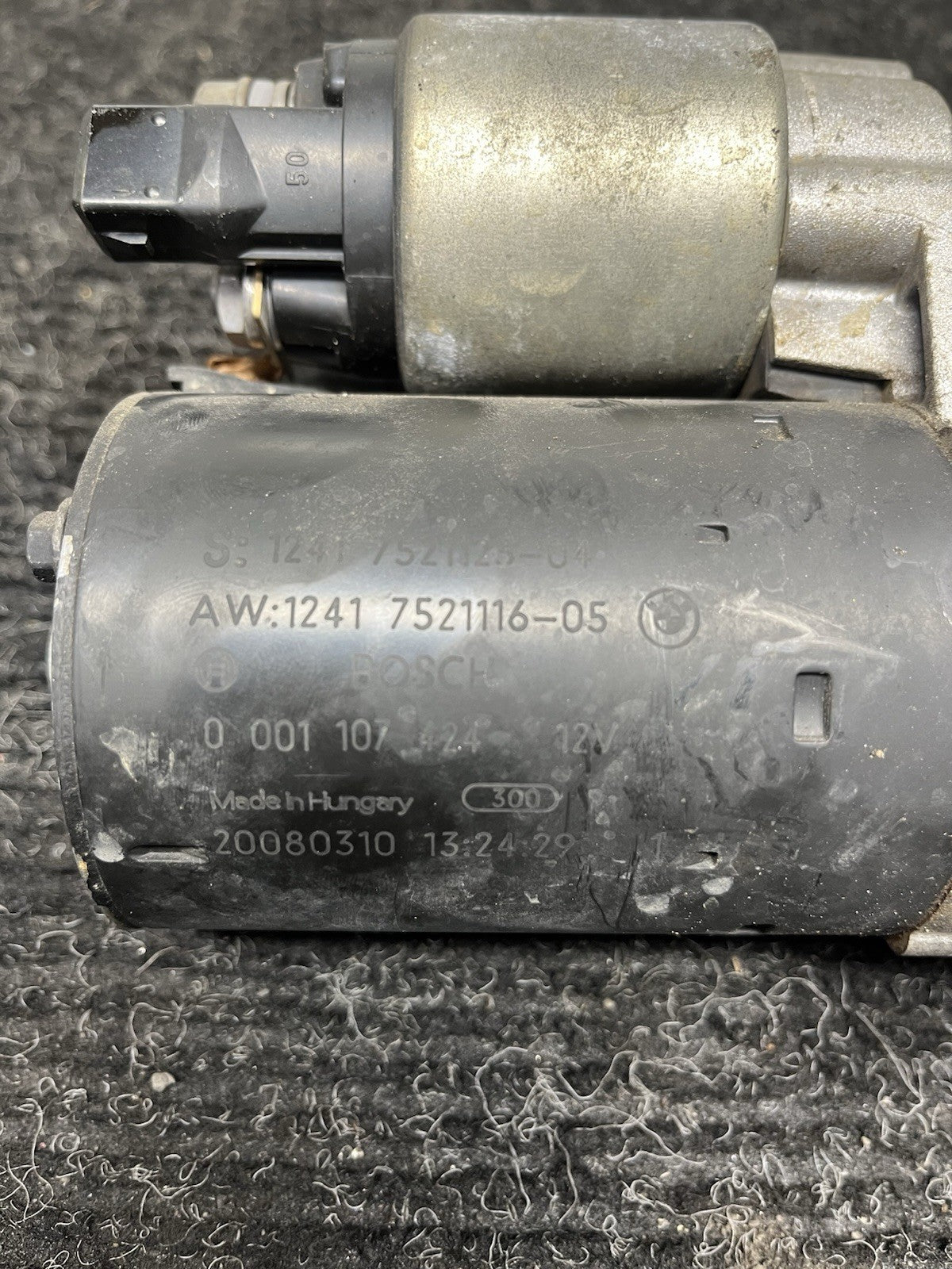 ☑️ 06-11 BMW E82 E90 E92 E93 128 135 328 335 Motor Engine N54 Starter 24k Miles
