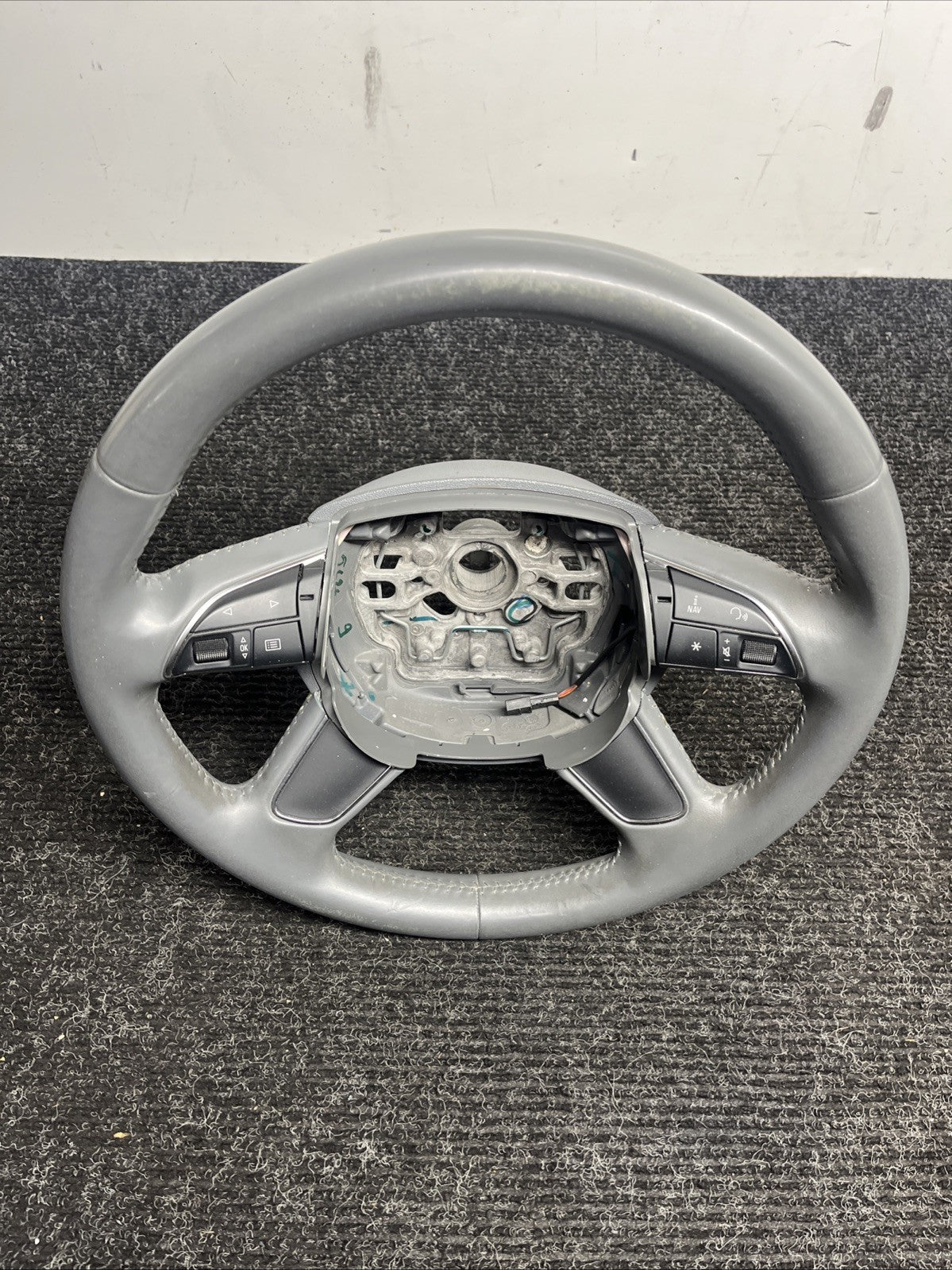 ☑️ 2013-2017 AUDI A4 S4 AllRoad Q5 SQ5 Q7 STEERING WHEEL 4 SPOKE 4L0419091AC OEM