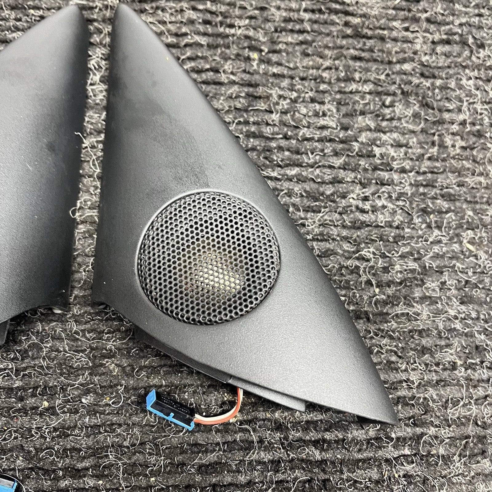 ☑️ 03-08 BMW Z4 E85 Front Right & Left Corner Tweeter Speaker w/ Cover Set OEM