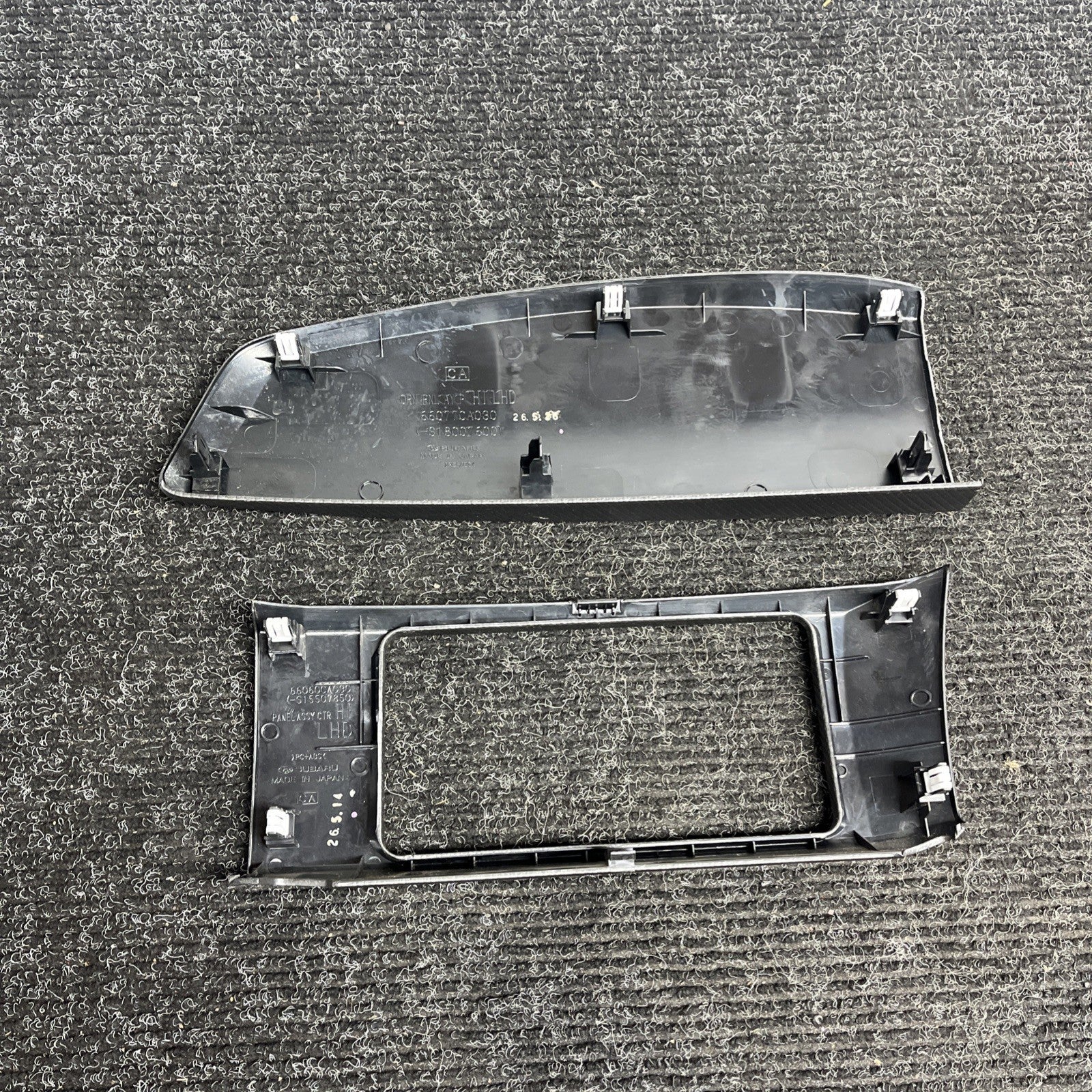 ☑️ 2013-2016 Subaru BRZ Radio Trim Bezel Carbon Scion FRS 10 Series Light Up