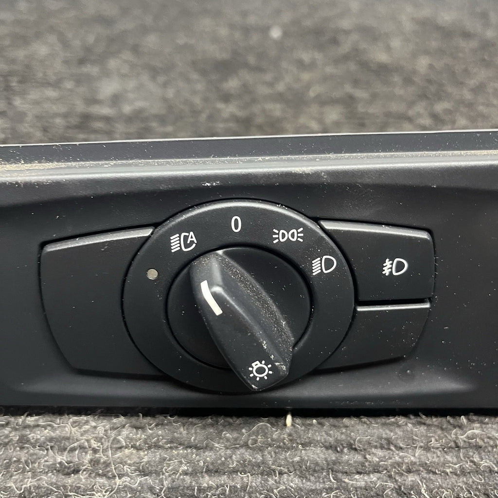 ☑️ 07-13 OEM BMW E92 E93 328 335 Headlight Switch Control Panel Light BLACK