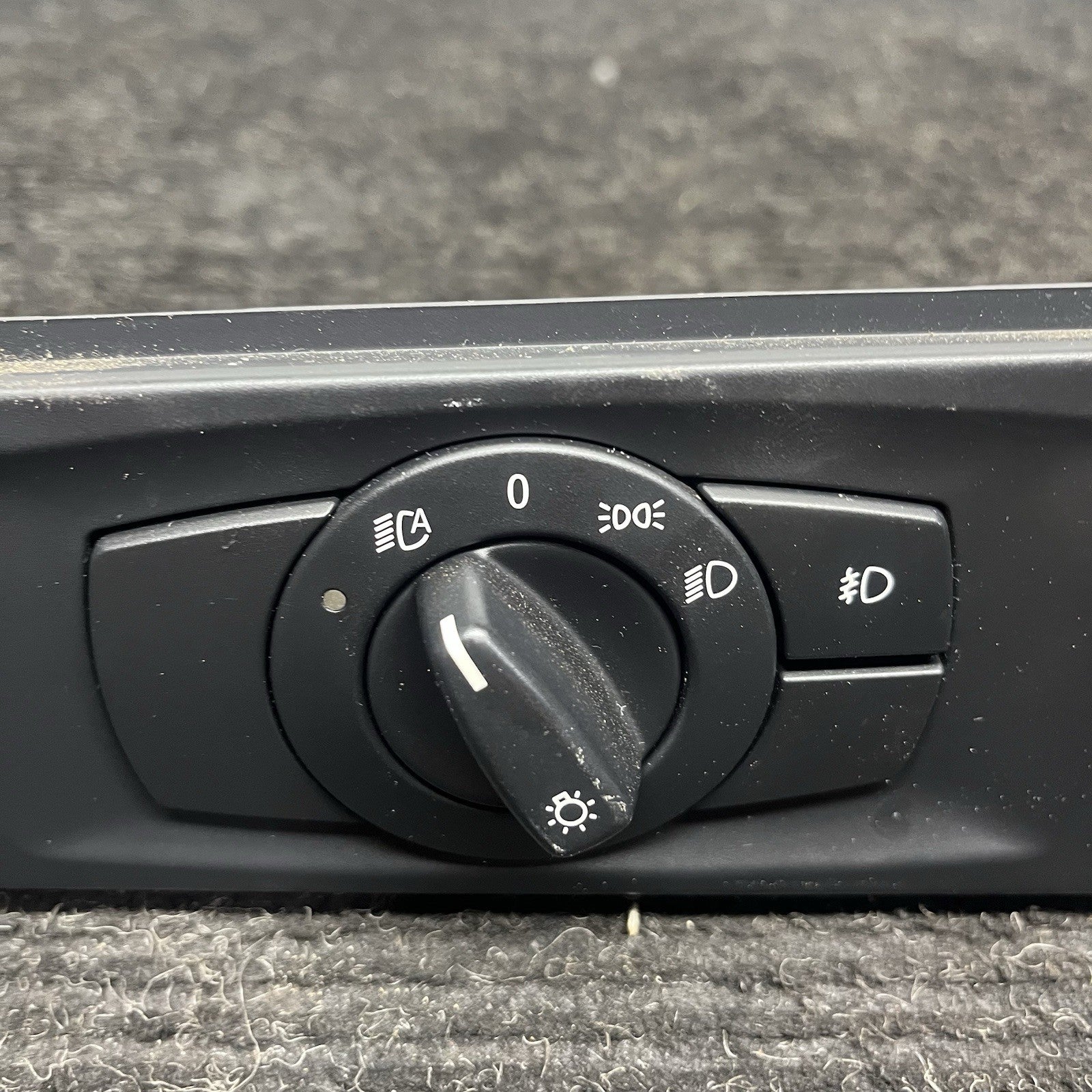 ☑️ 07-13 OEM BMW E92 E93 328 335 Headlight Switch Control Panel Light BLACK