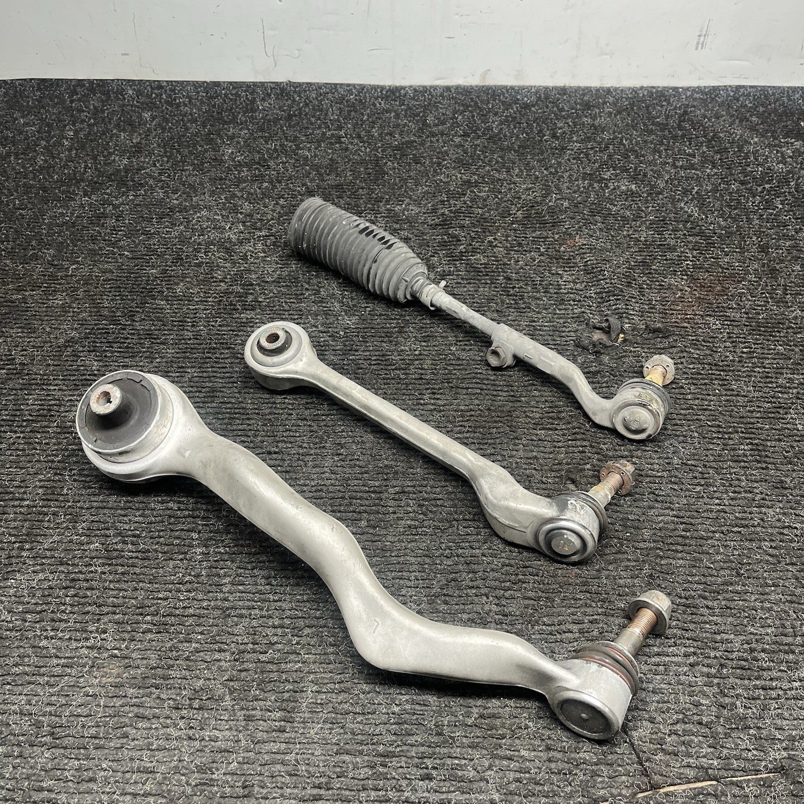 ☑️ 14-20 OEM BMW F22 F30 F32 RWD Front Left Upper Lower Control Arm Tie Rod SET