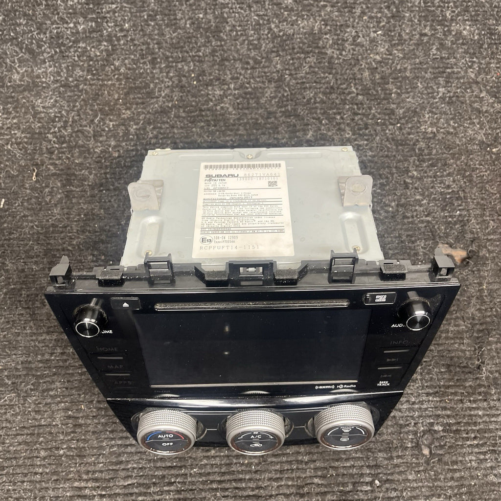 ☑️ SUBARU WRX 2015-2018 RADIO NAVIGATION ID 86271VA641