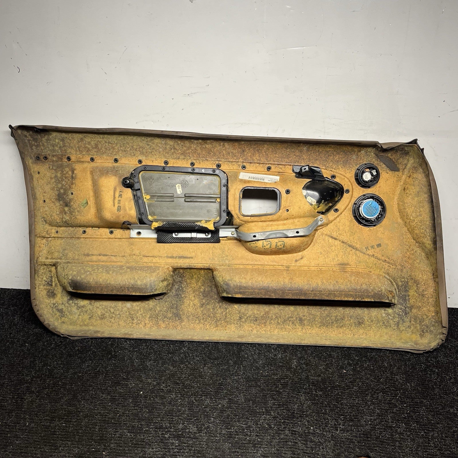 ☑️ 1994-99 BMW E36 PASSENGER SIDE DOOR PANEL RIGHT BEIGE CARD CONVERTIBLE COUPE