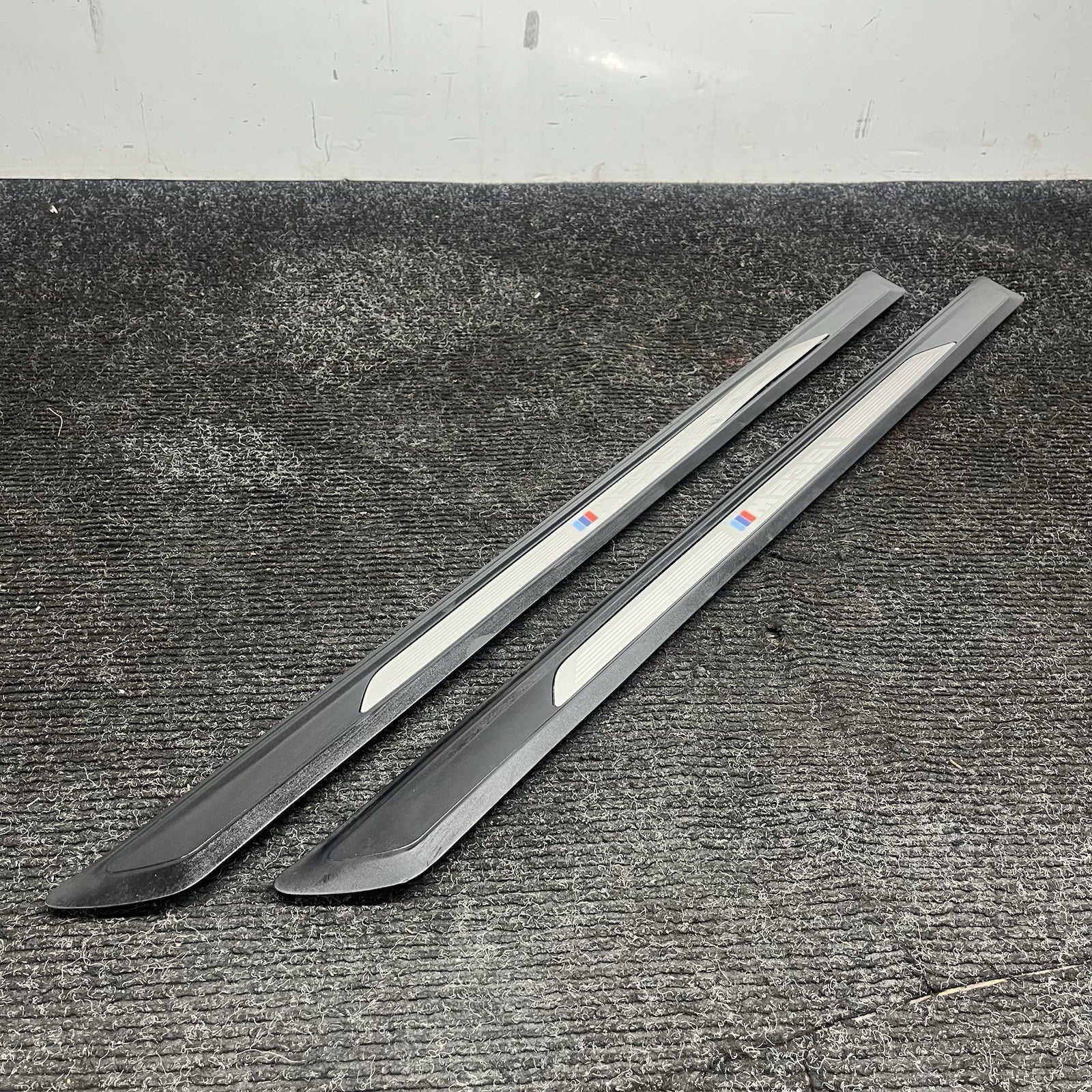☑️ 14-16 OEM BMW F22 M235 Pair Front Door Sills M SPORT Scuff Plate Trim SET
